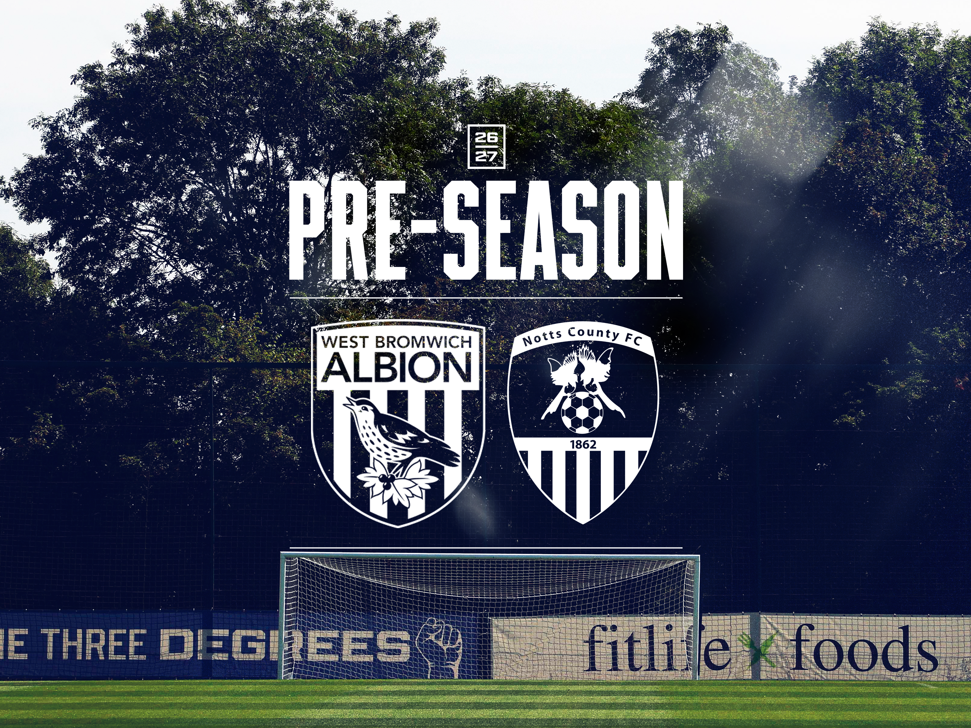 A graphic for our pre-season fixture against Notts County