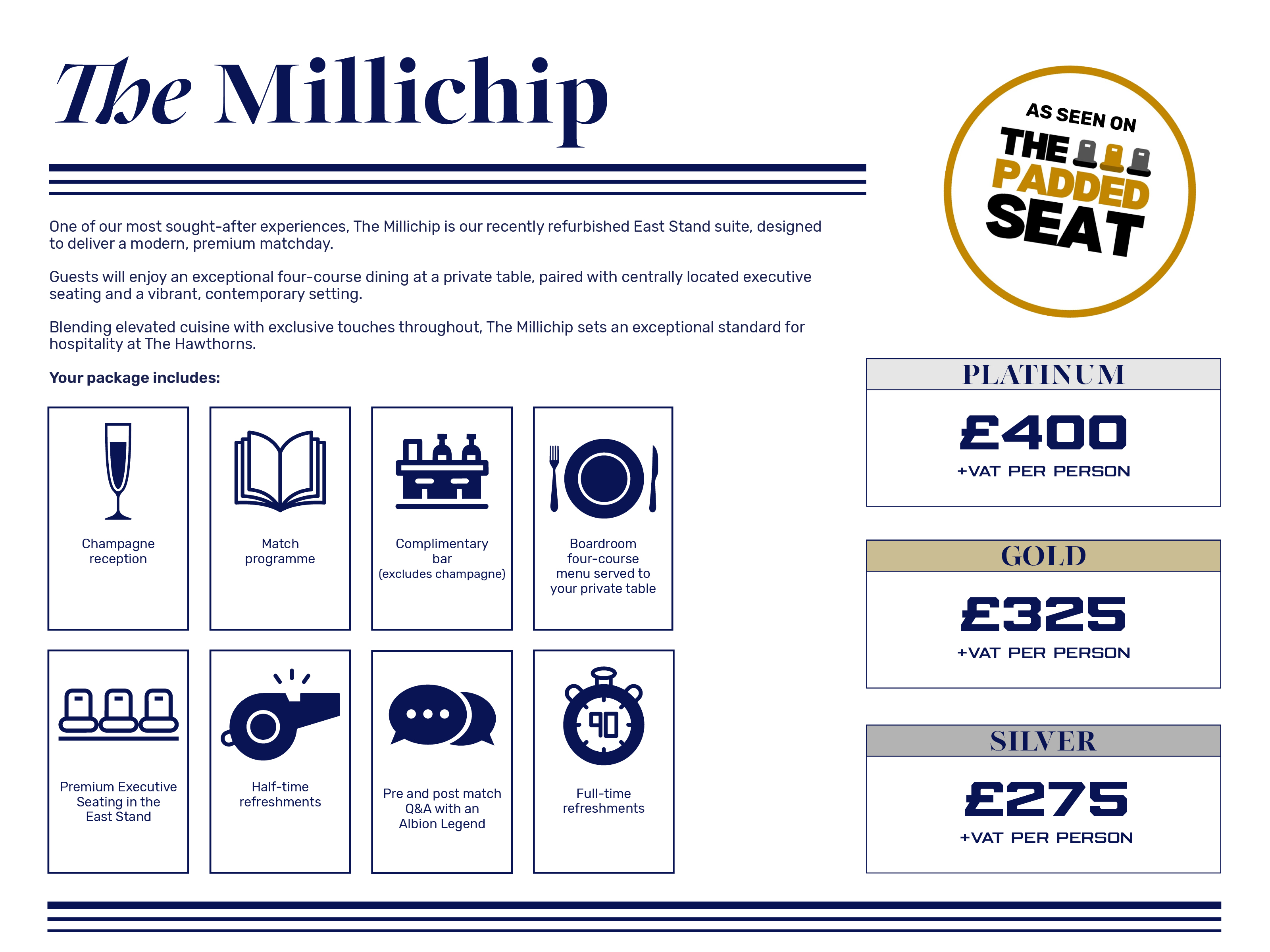 Information for the Millichip Suite