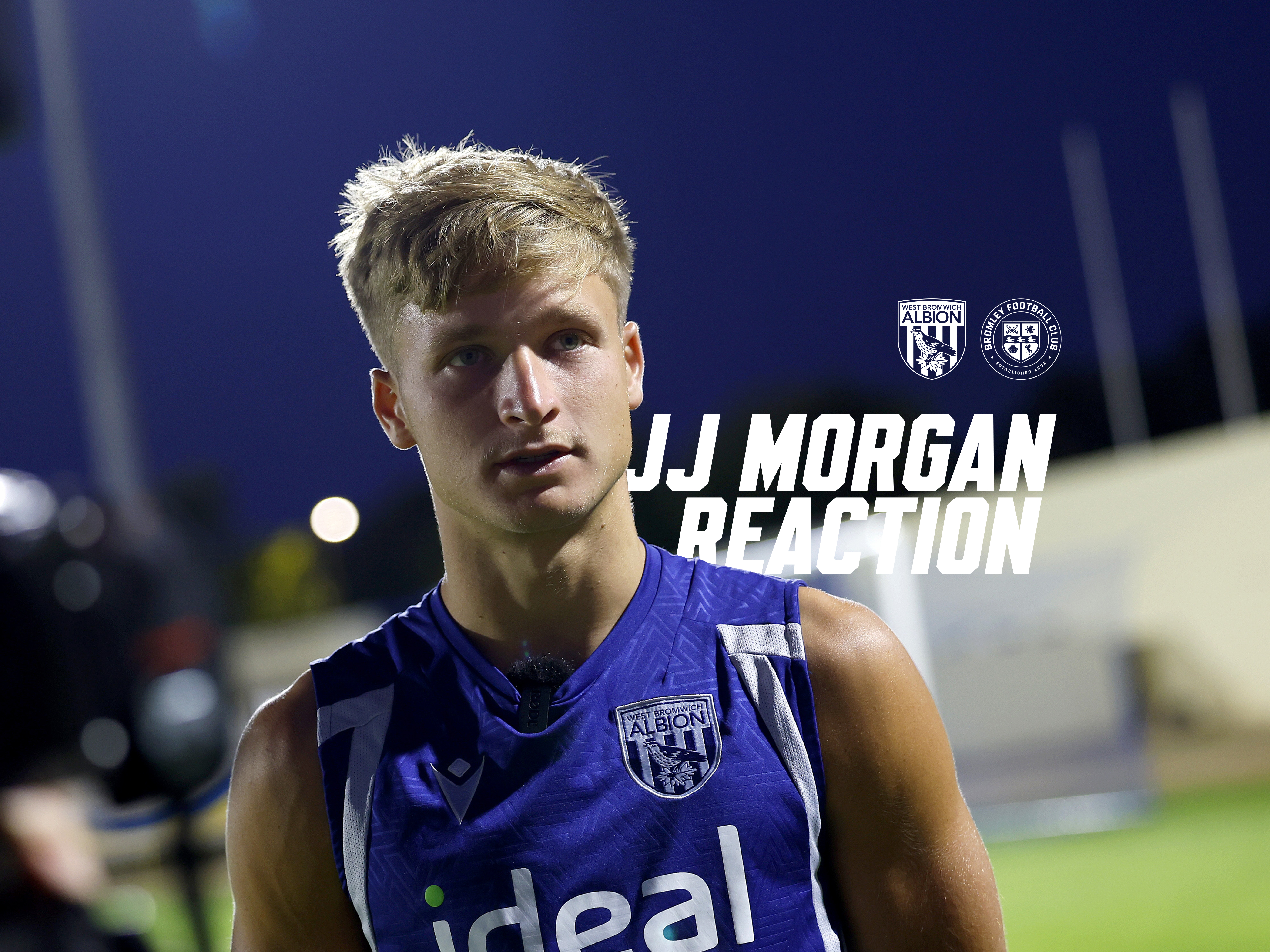 A JJ Morgan interview thumbnail from Albion's pre-season clash with Bromley