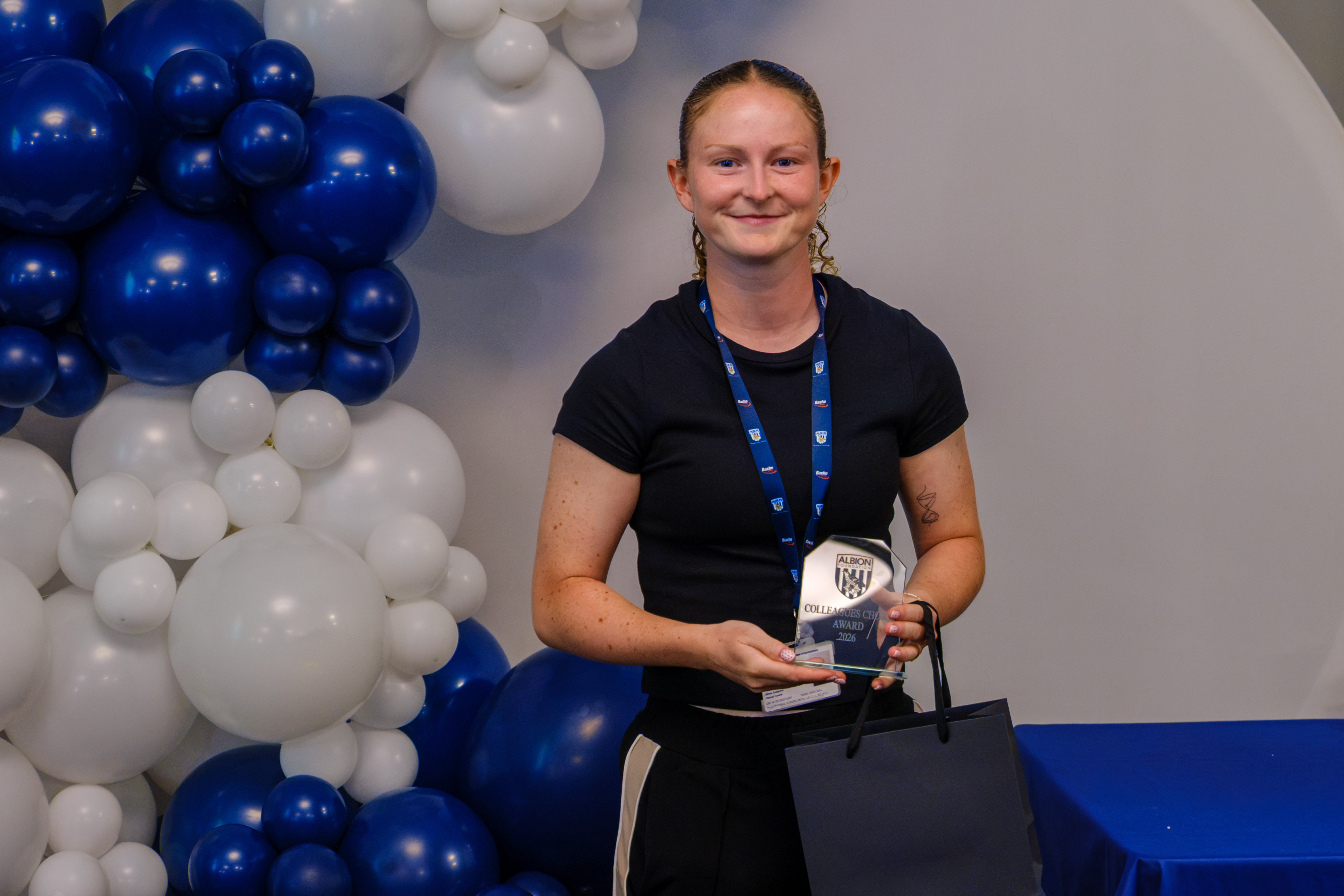 Premier League Inspires Colleague's choice award winner Liv Rabjohn