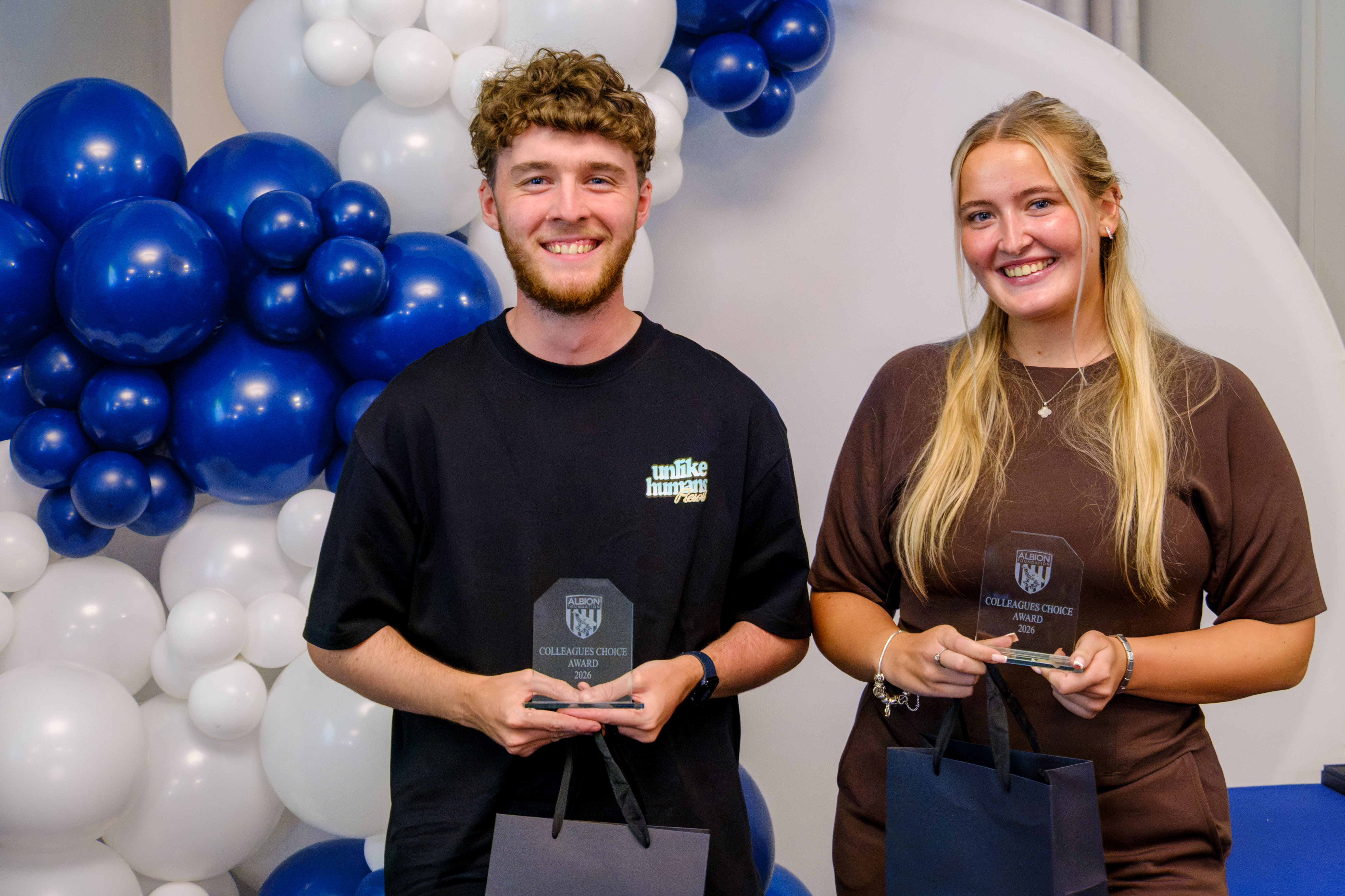 Student MVP Awards winners Tom Haywood and Mia Hillier