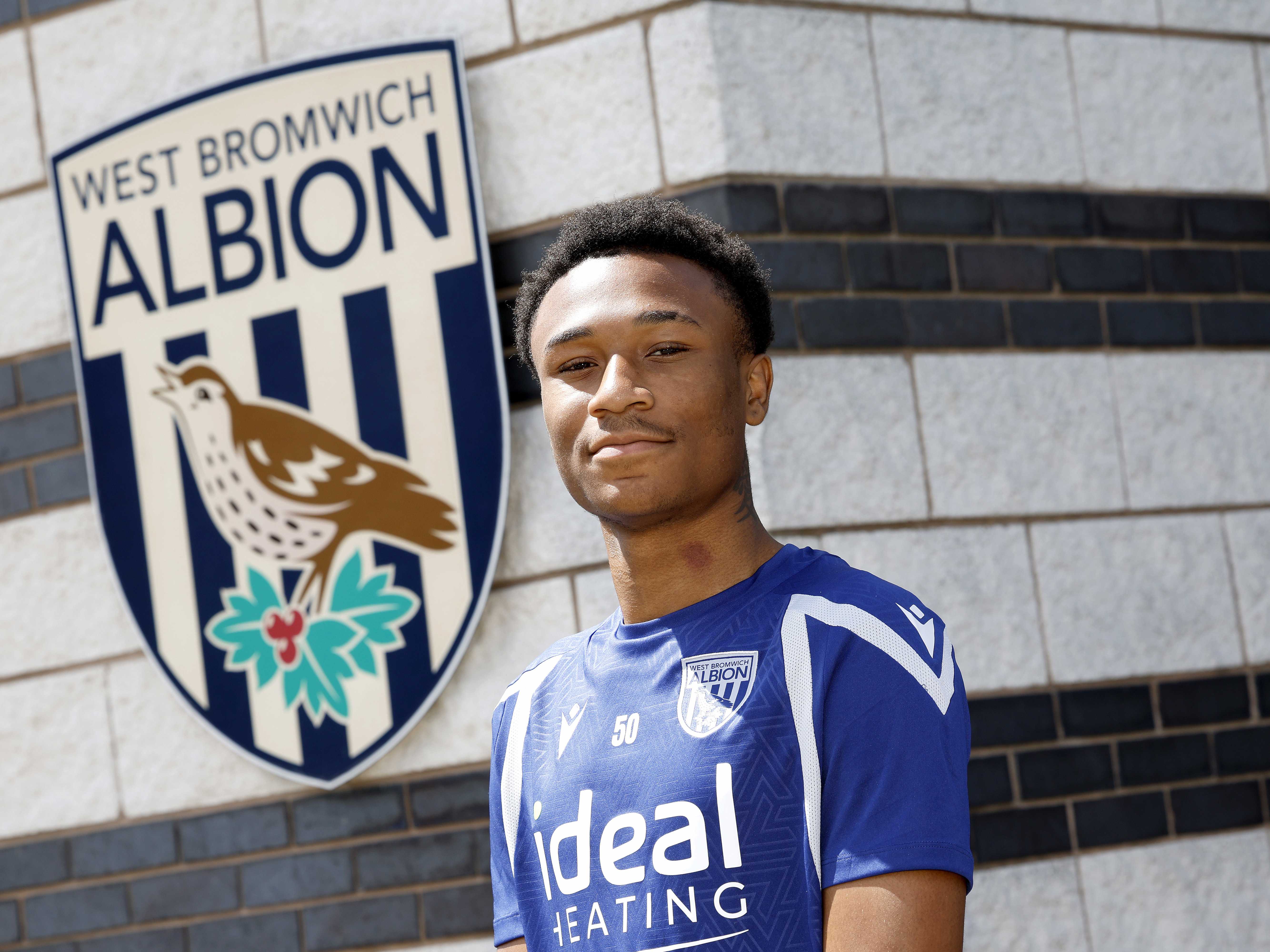 A photo of Albion youngster Jaiden Francis-Caesar after signing pro terms