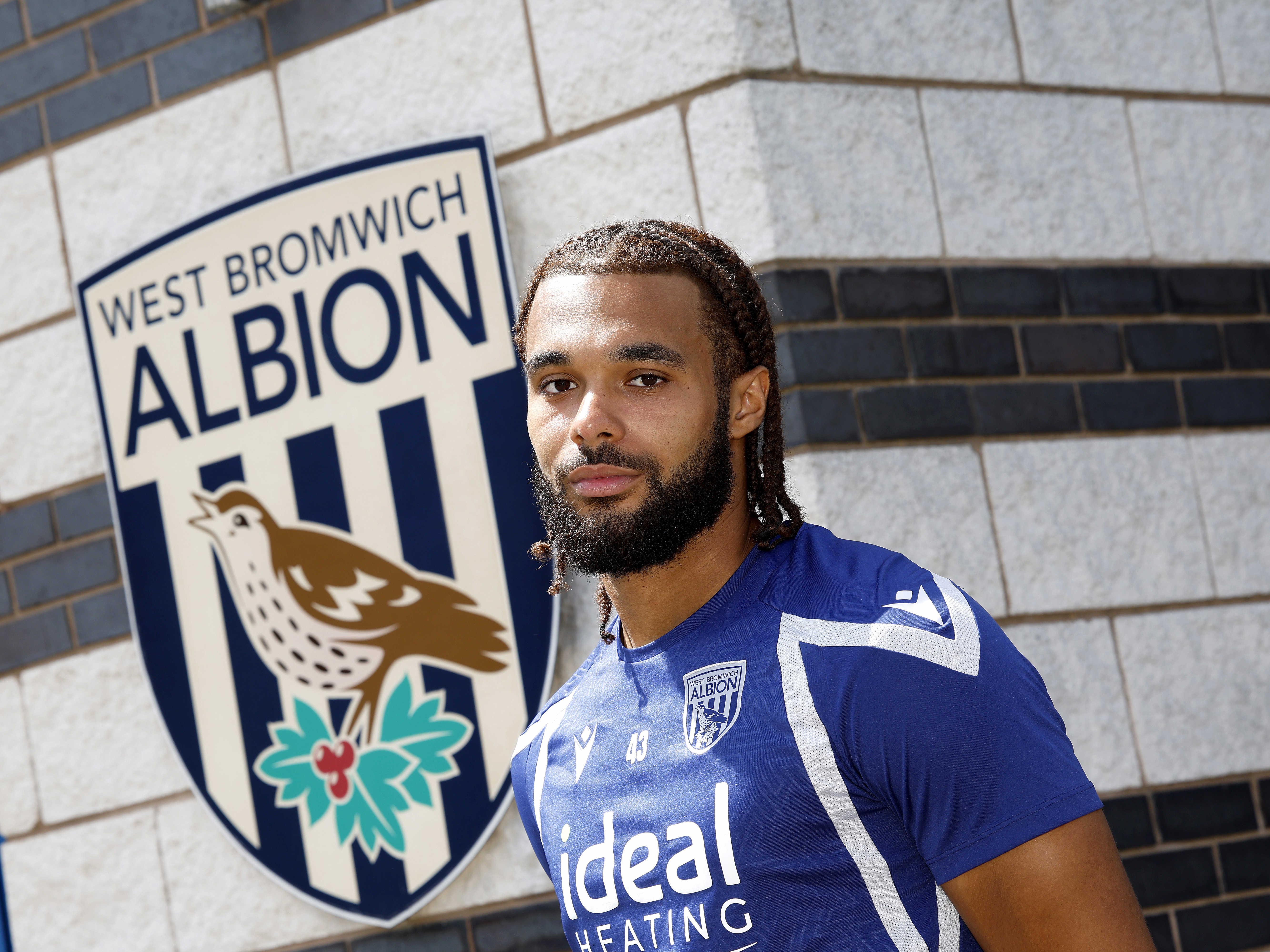 A photo of youngster Jamal Mohammed after signing a new deal