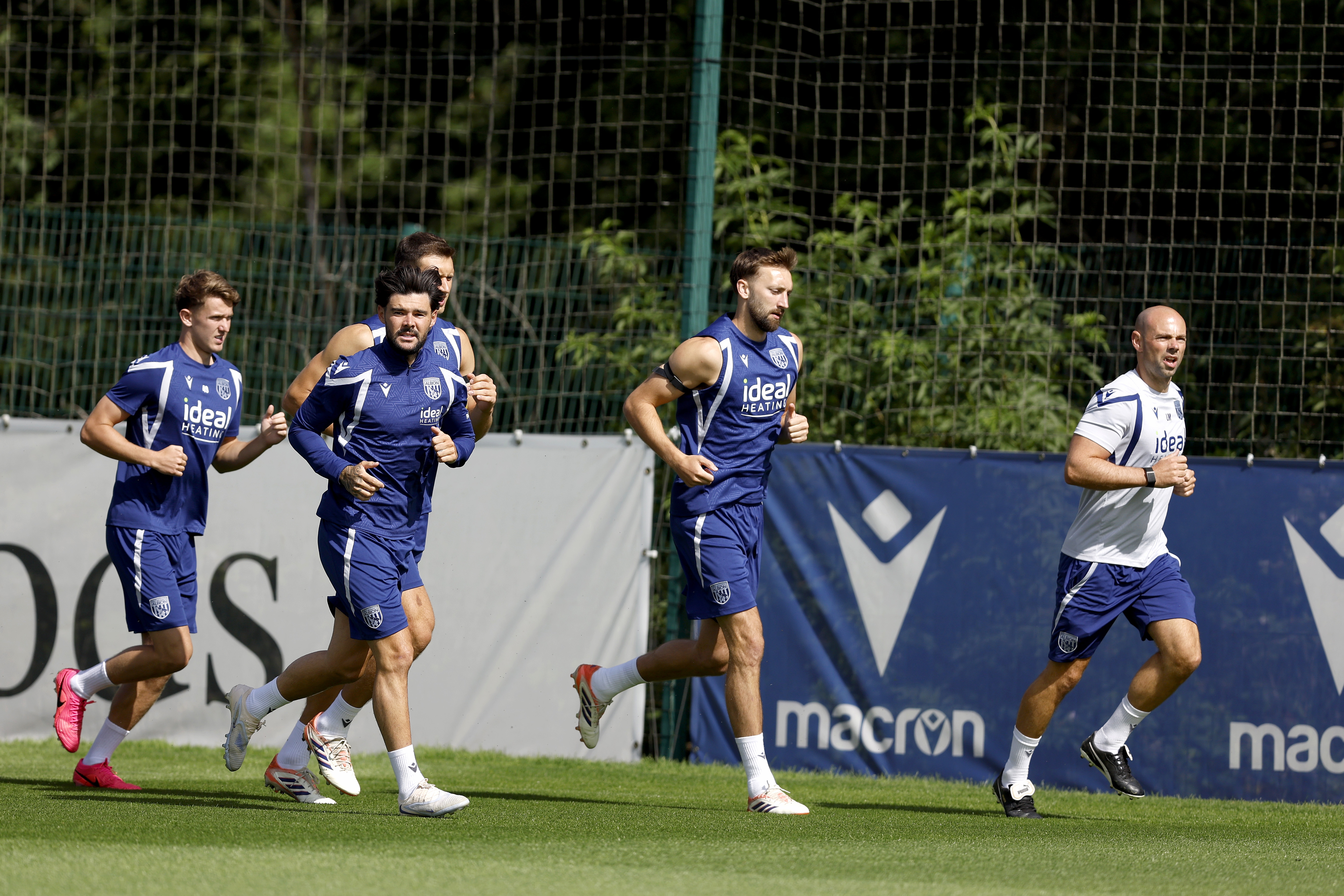 Nat Phillips running in pre-season training.