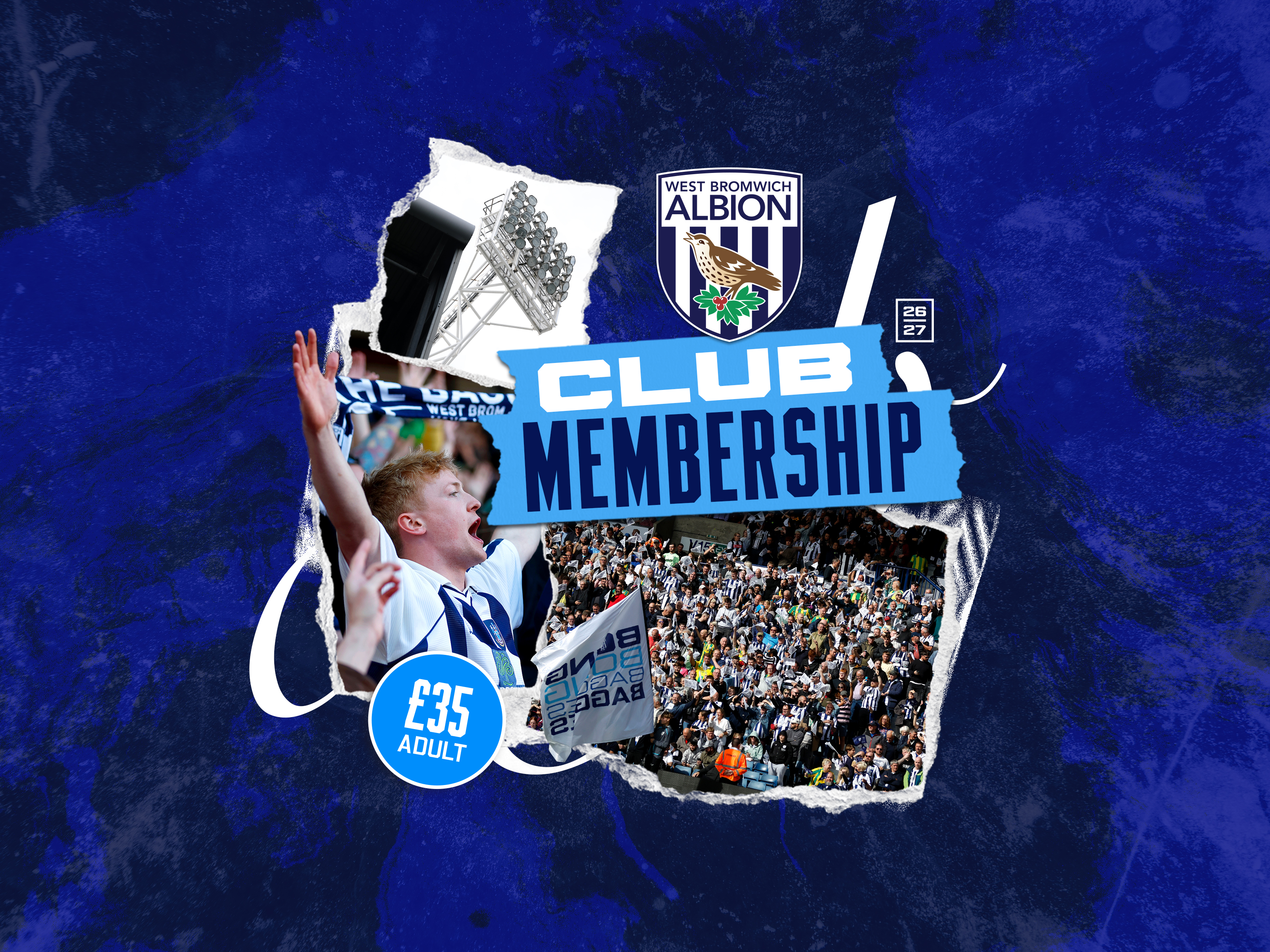 A graphic promoting memberships for the 2026-27 season