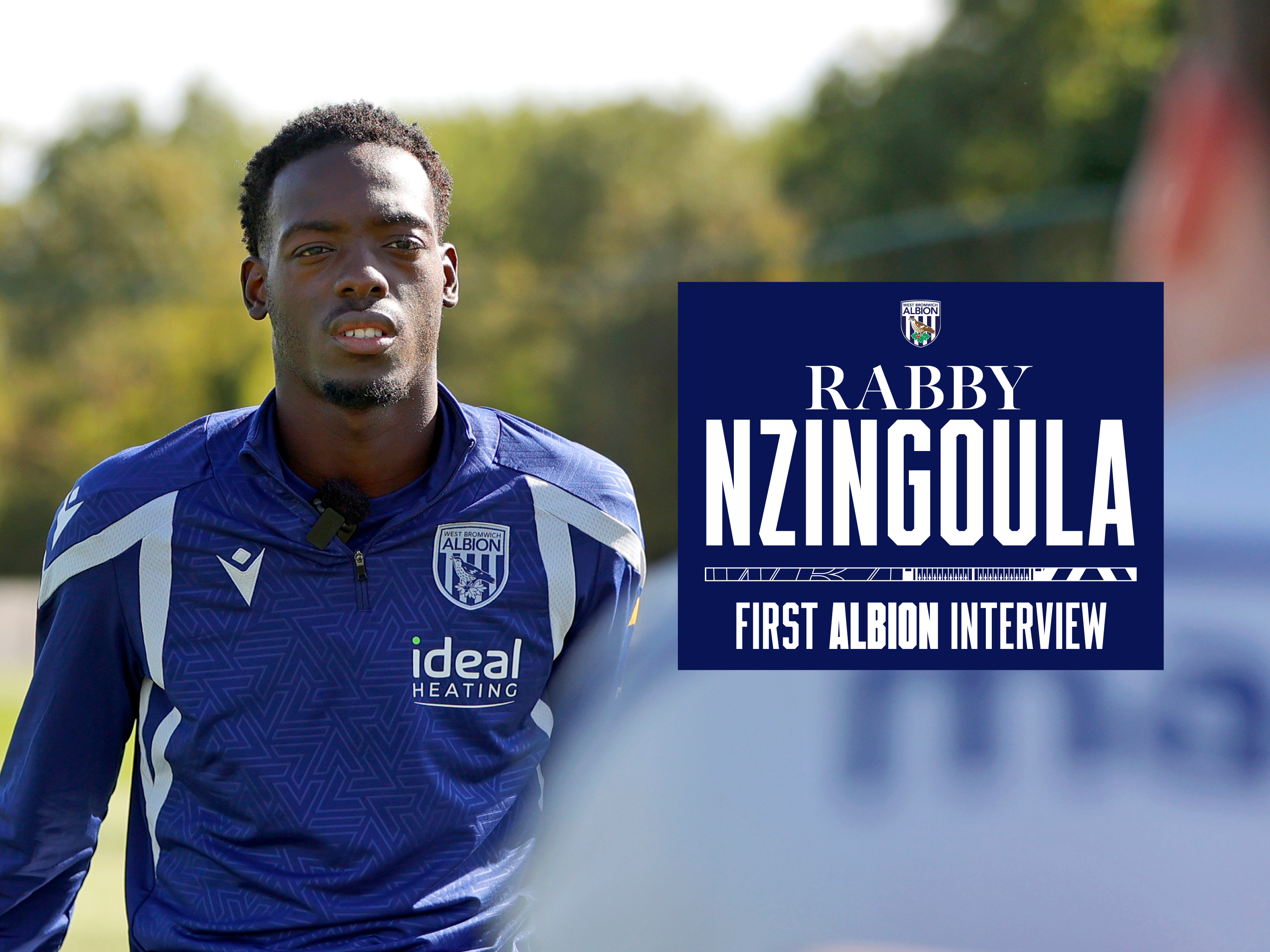 An image of Rabby Nzingoula doing his first WBA TV interview