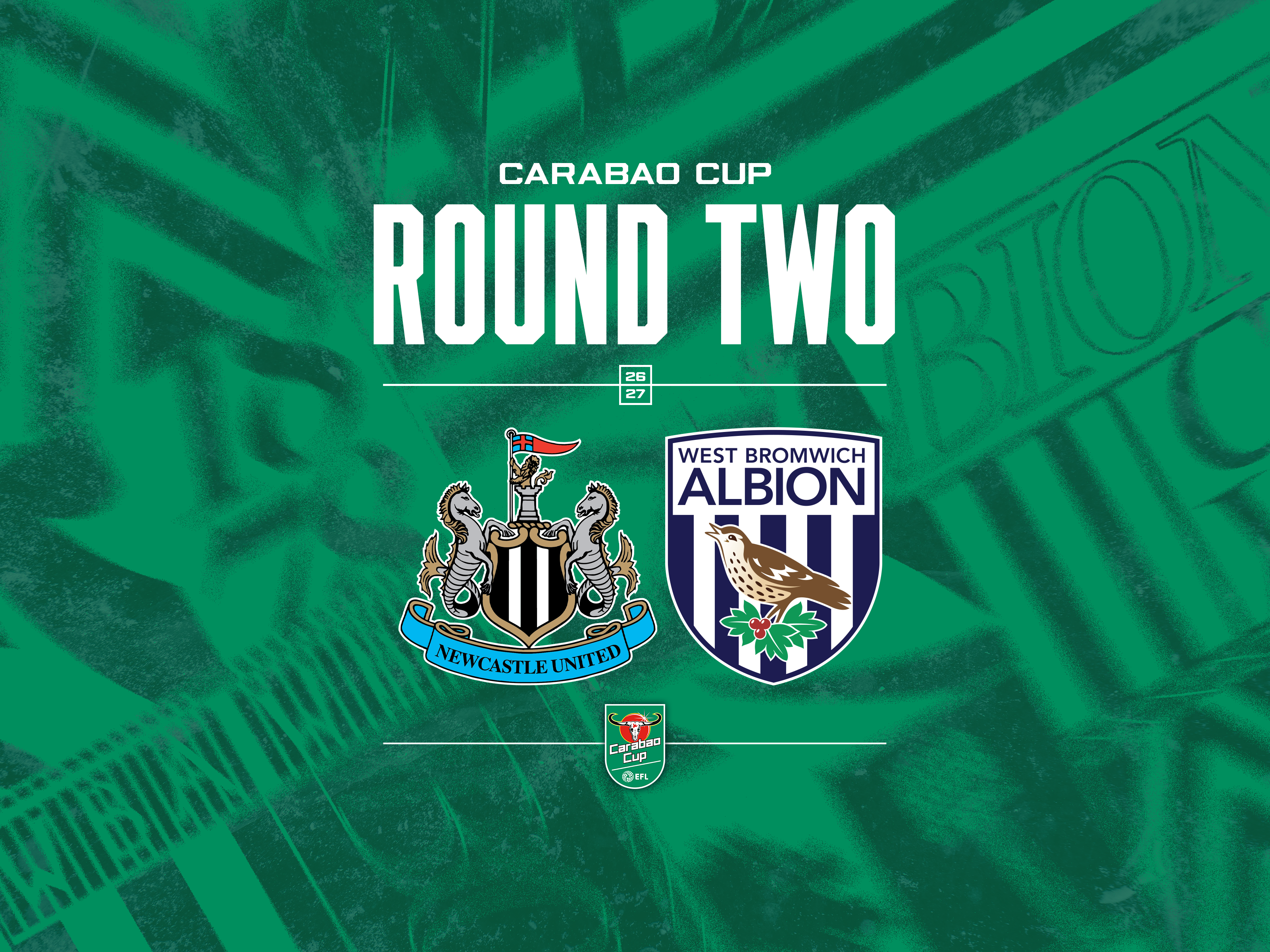 Newcastle United v Albion graphic.