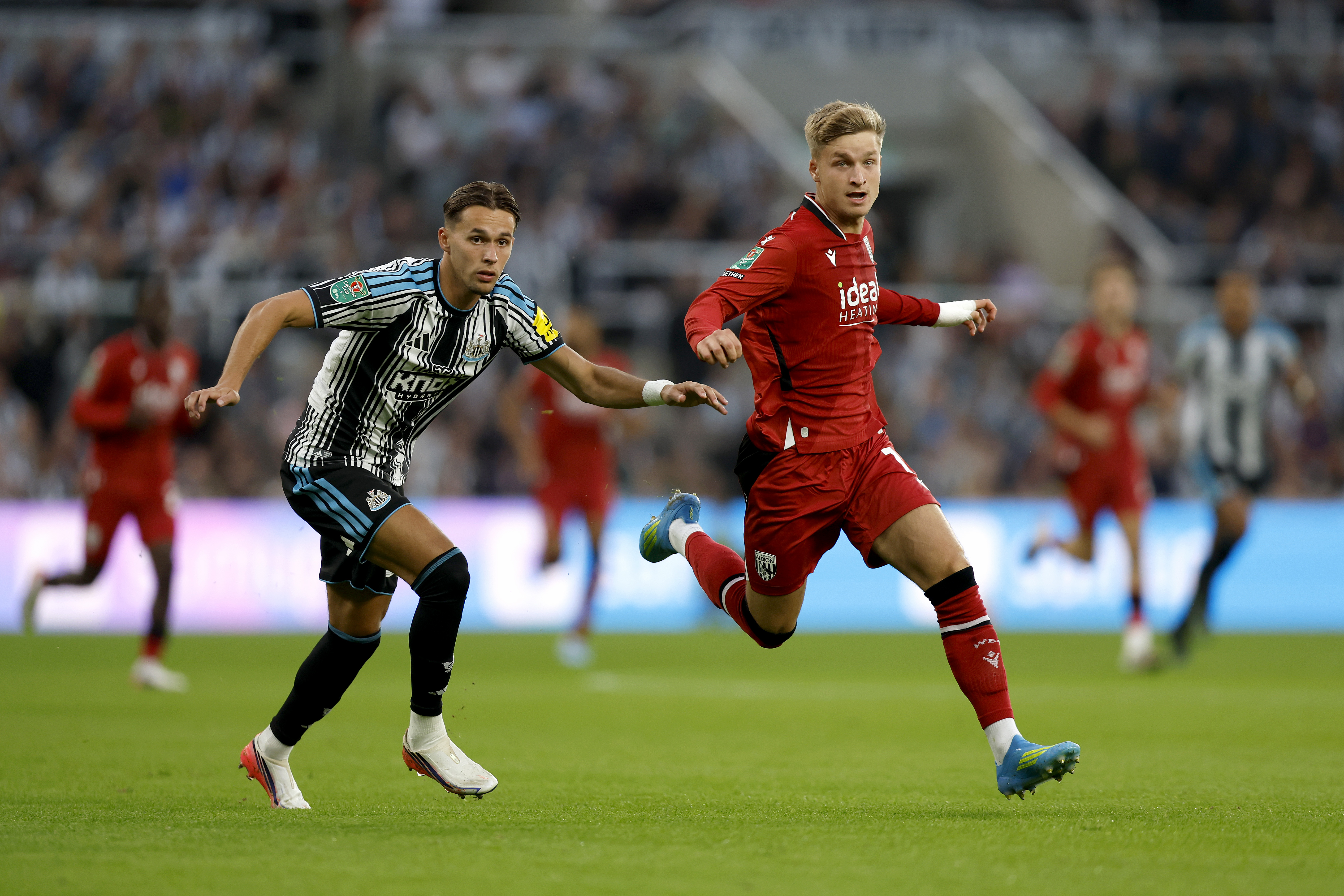 Jimmy-Jay Morgan against Newcastle