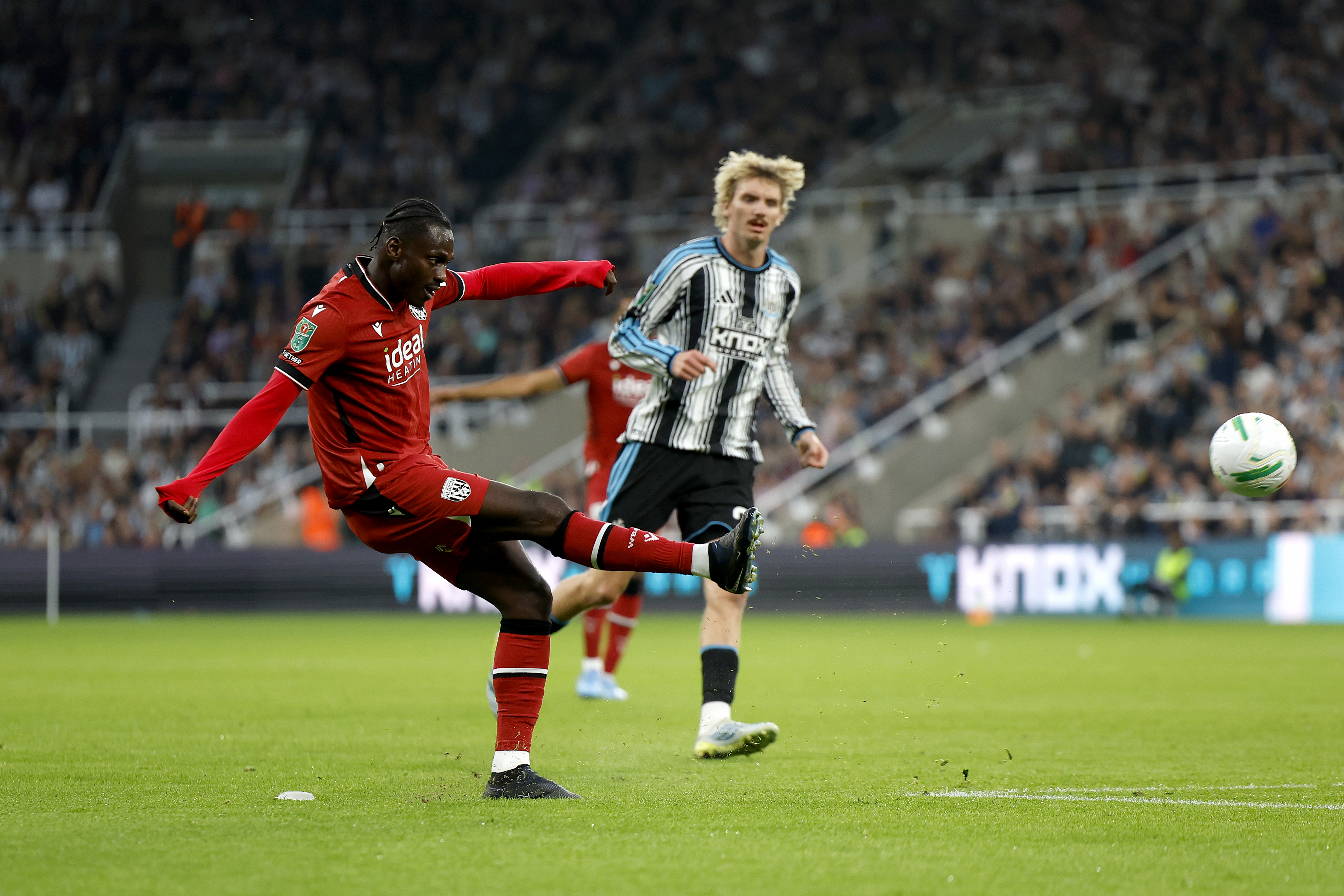 Rabby Nzingoula against Newcastle