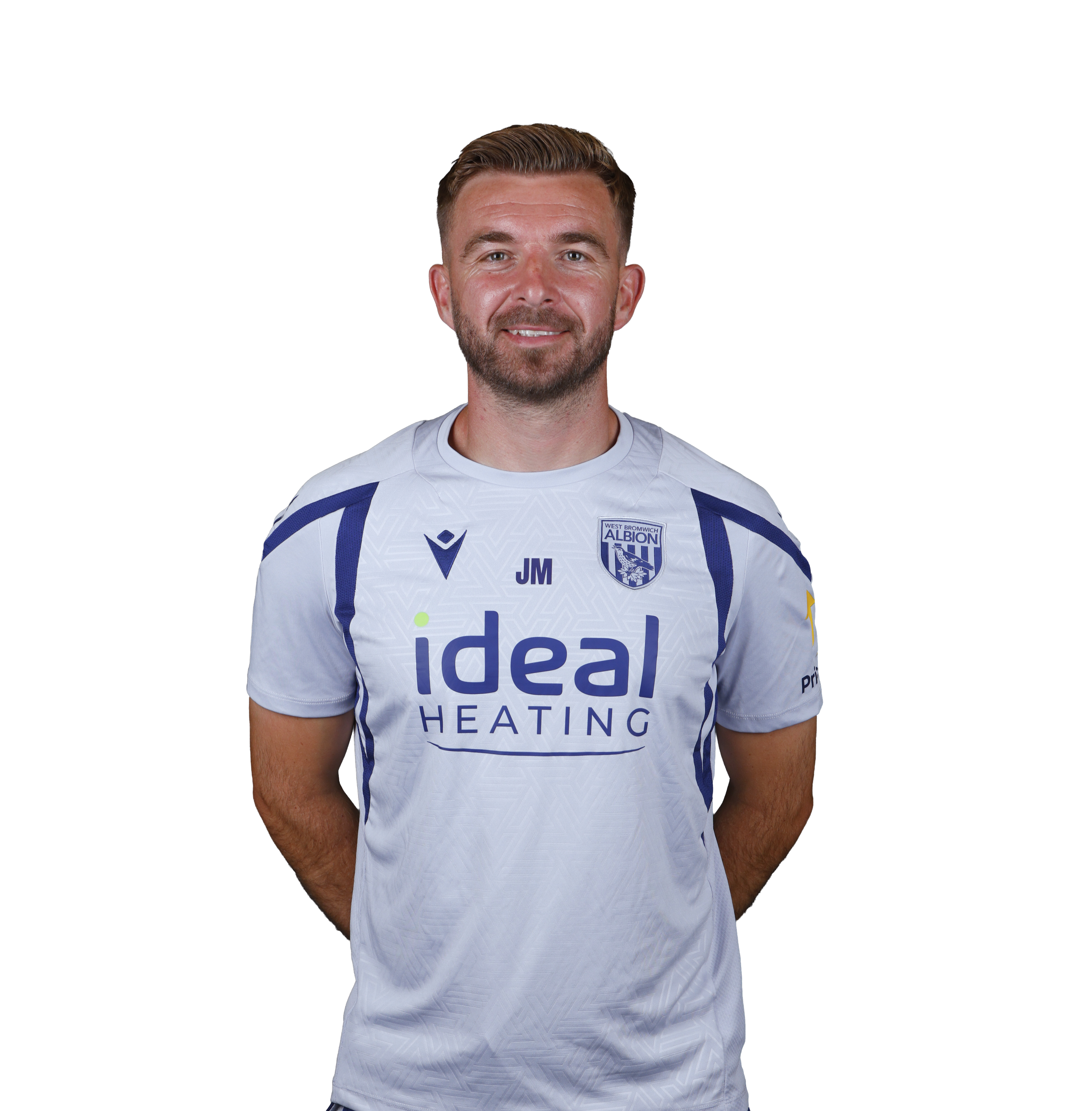 A 2026/27 headshot of Albion boss James Morrisoj