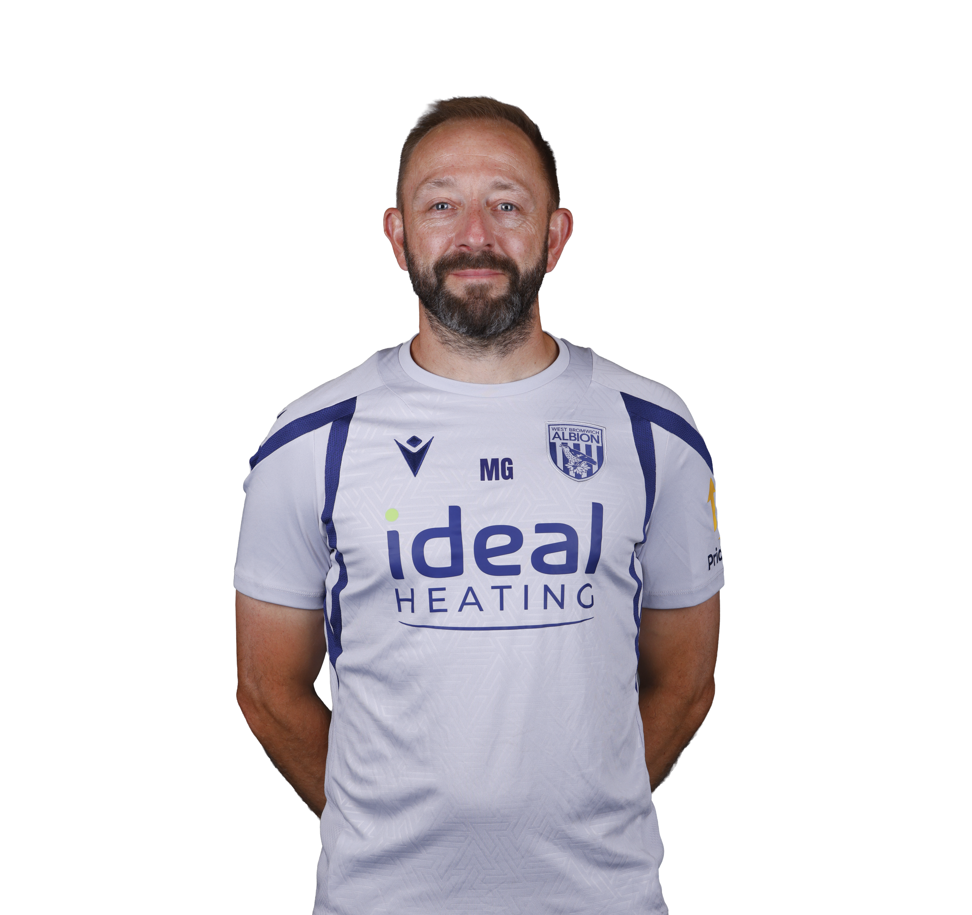 A photo of Albion Assistant Head Coach Matt Gill 