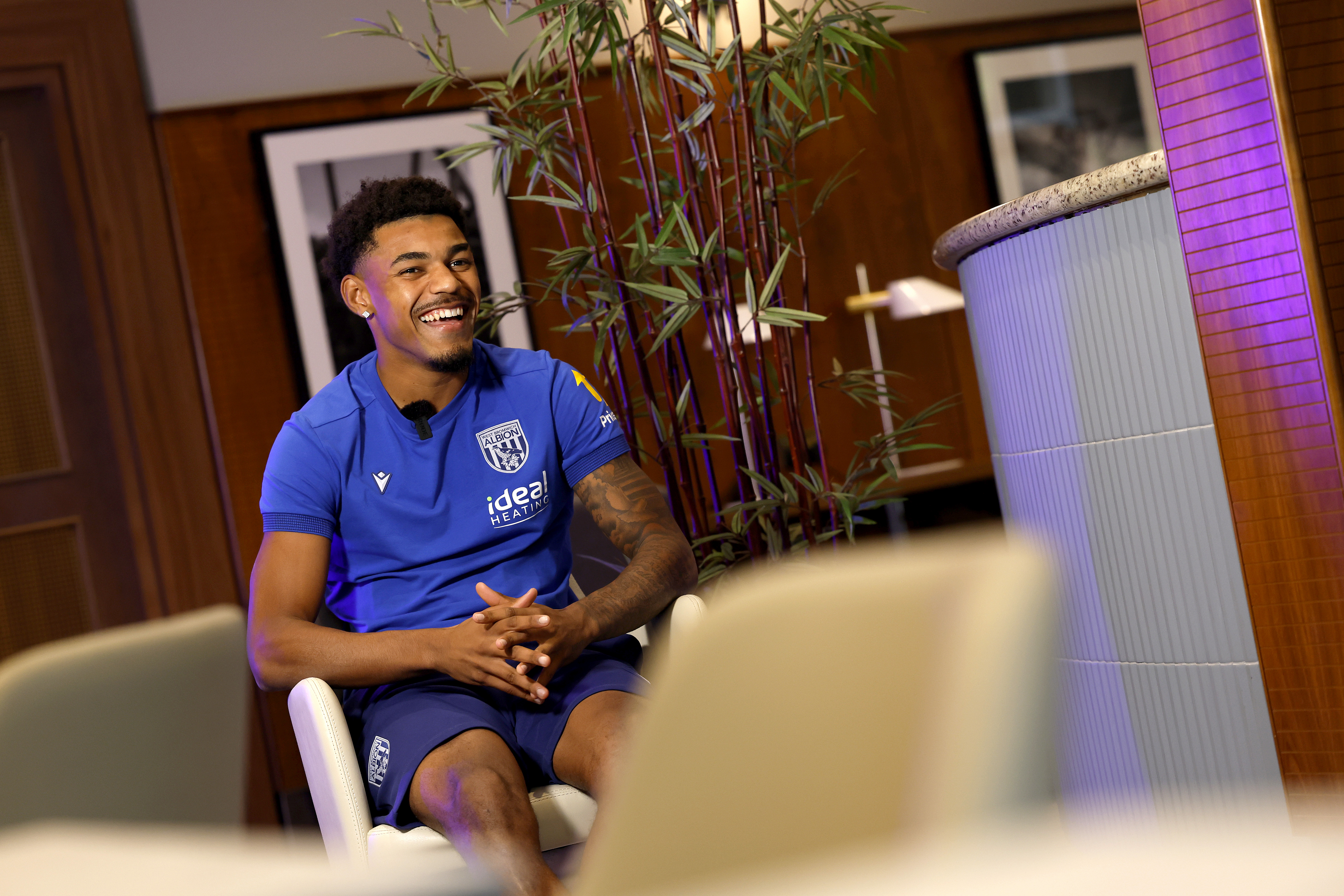 Kareem Tunde conducts his first interview with Albion