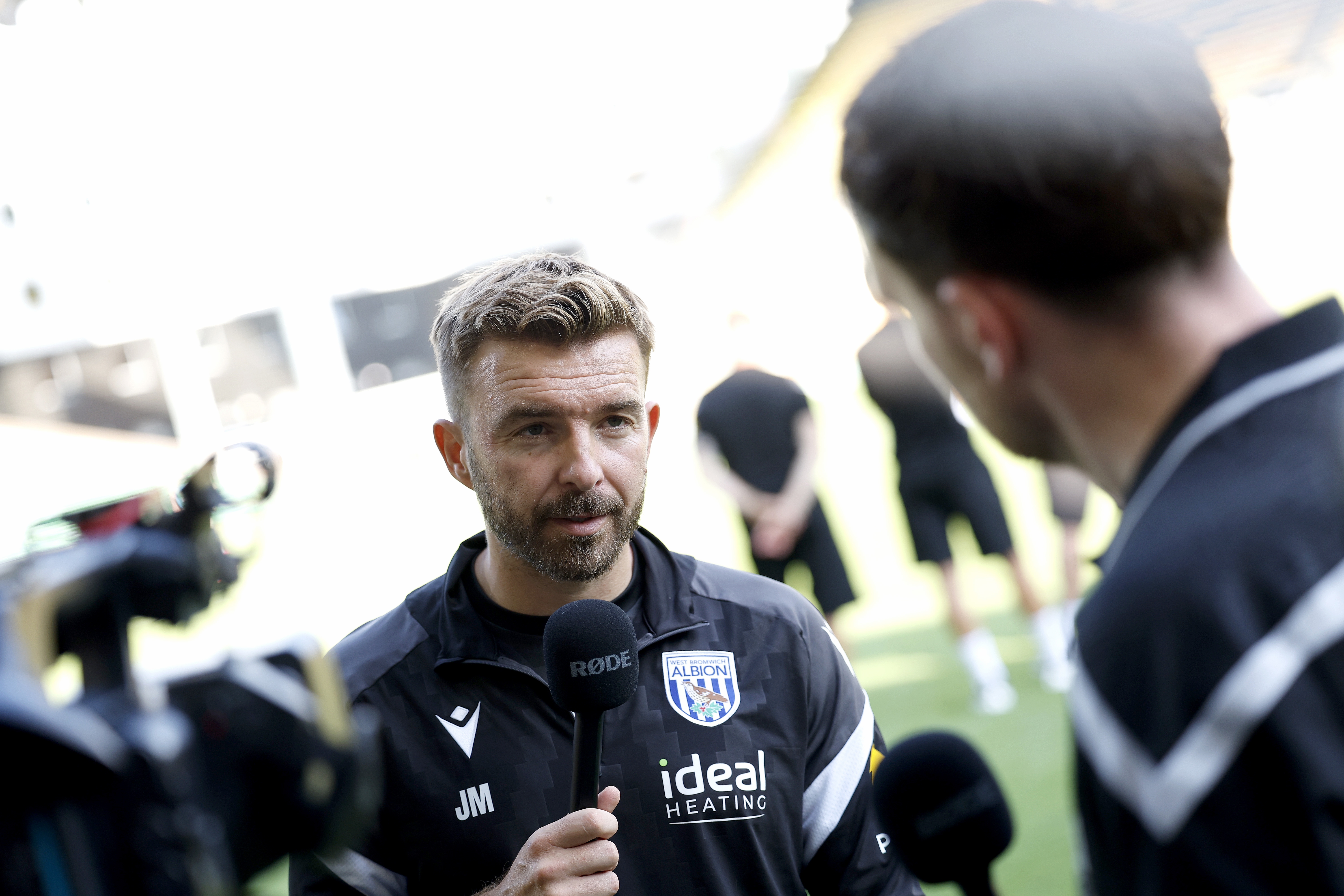 James Morrison is interviewed after WBA's win at Norwich 