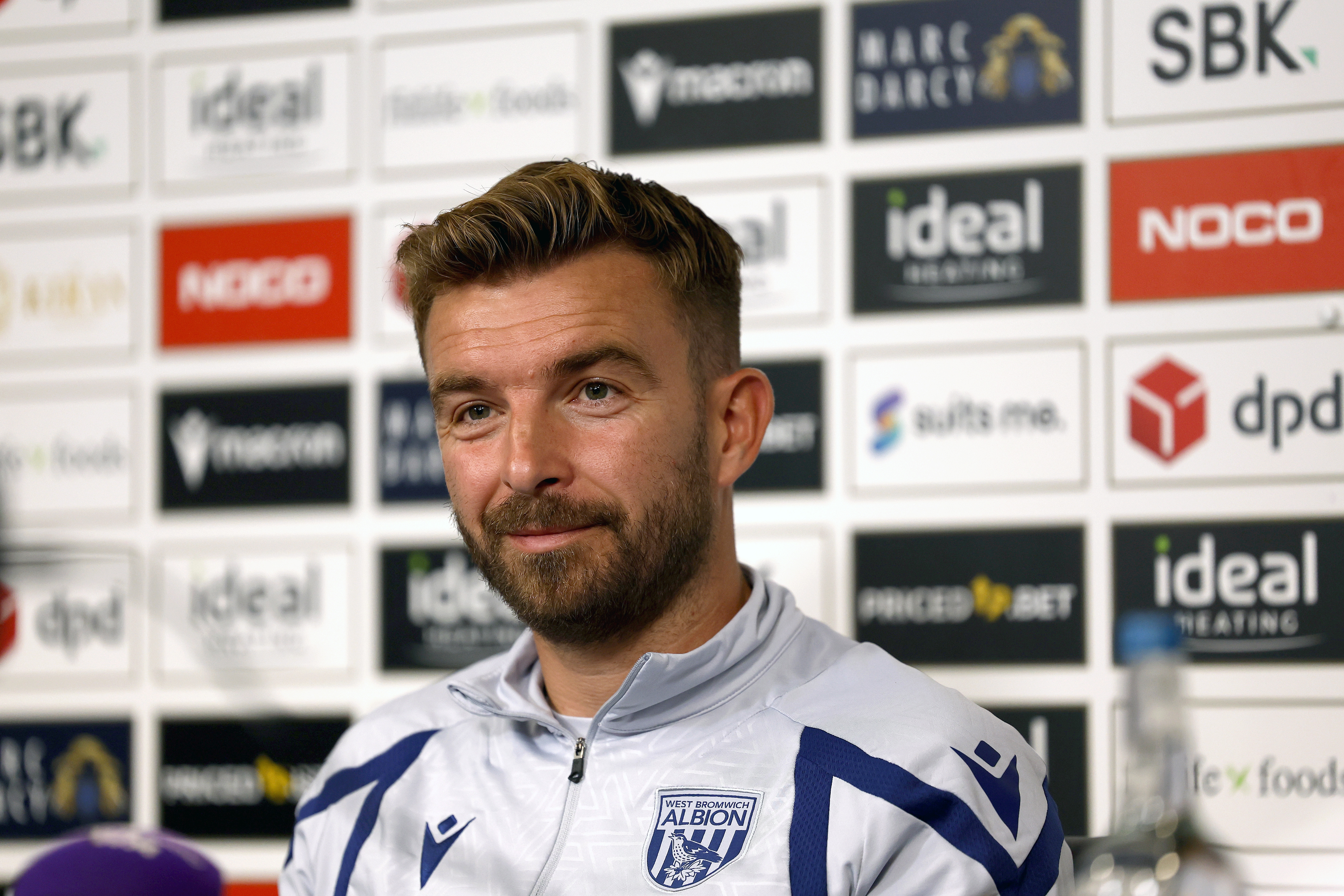 James Morrison conducts his press conference
