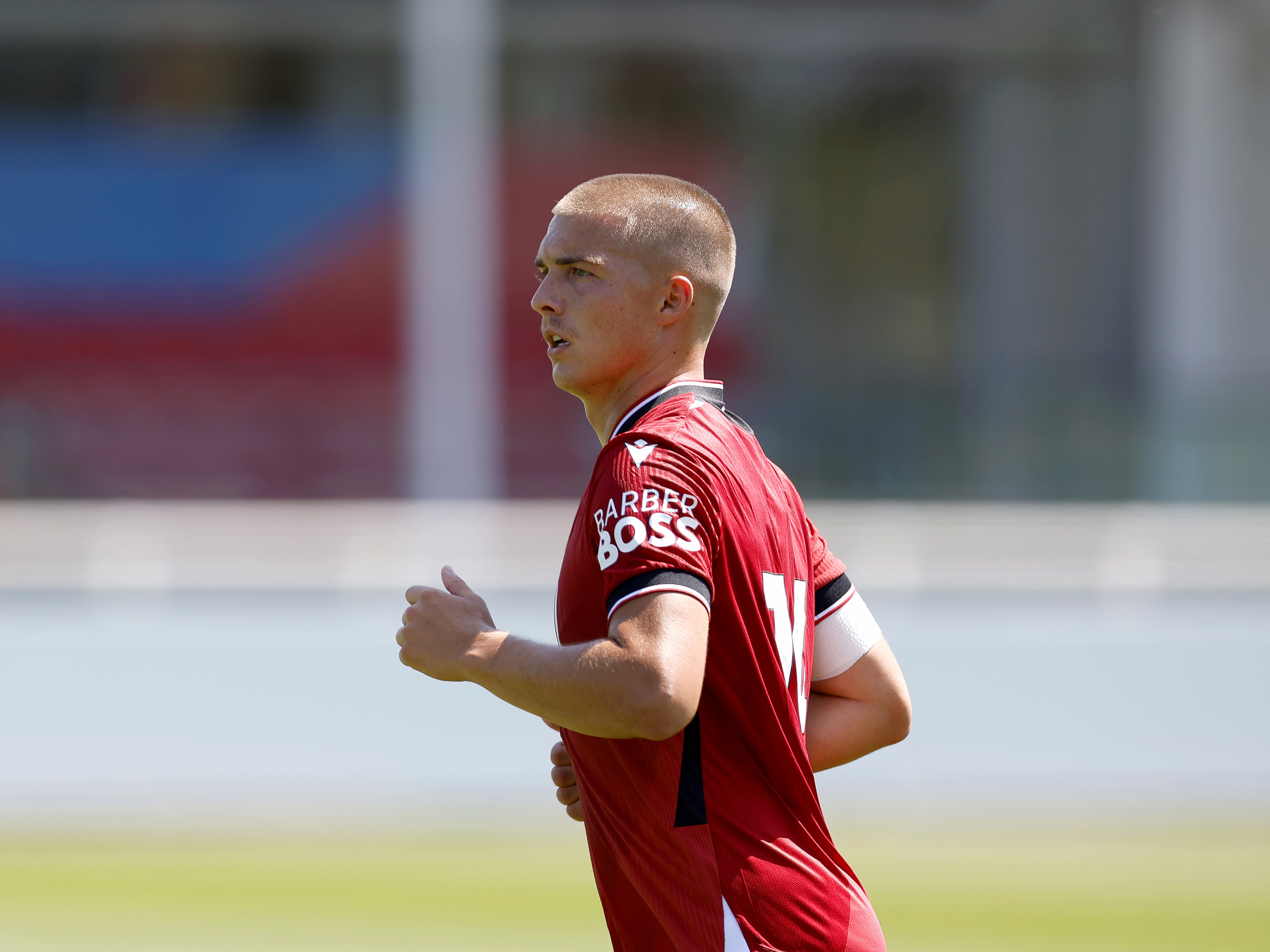 An image of Alfie Gilchrist playing for Albion