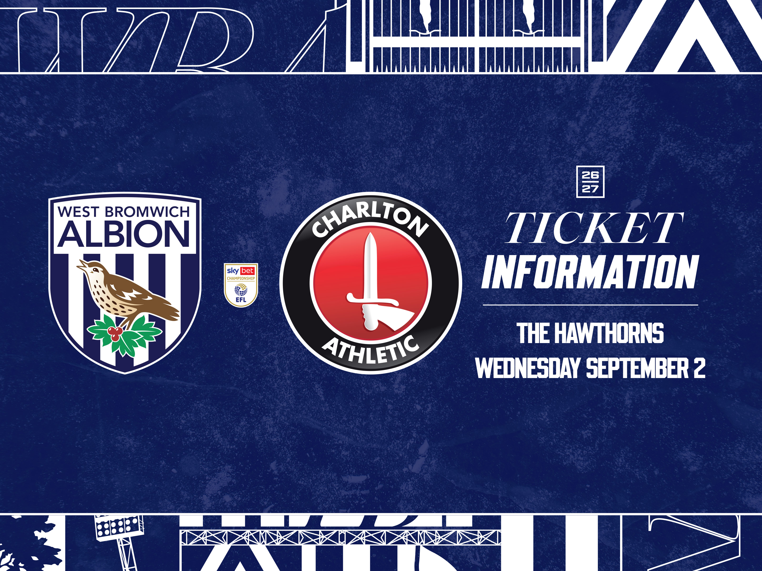 A ticket graphic for Charlton