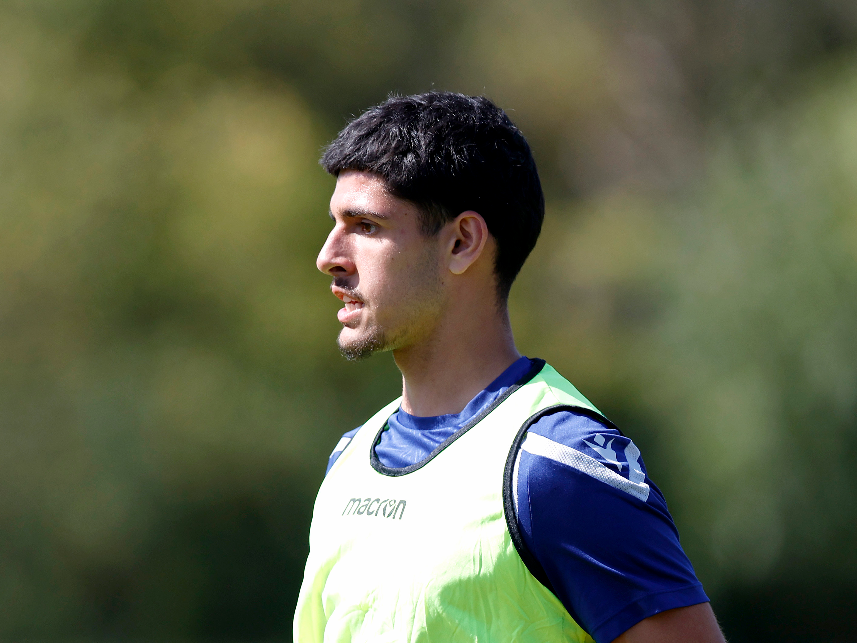 A photo of Albion U18 midfielder Danyal Iqbal in training