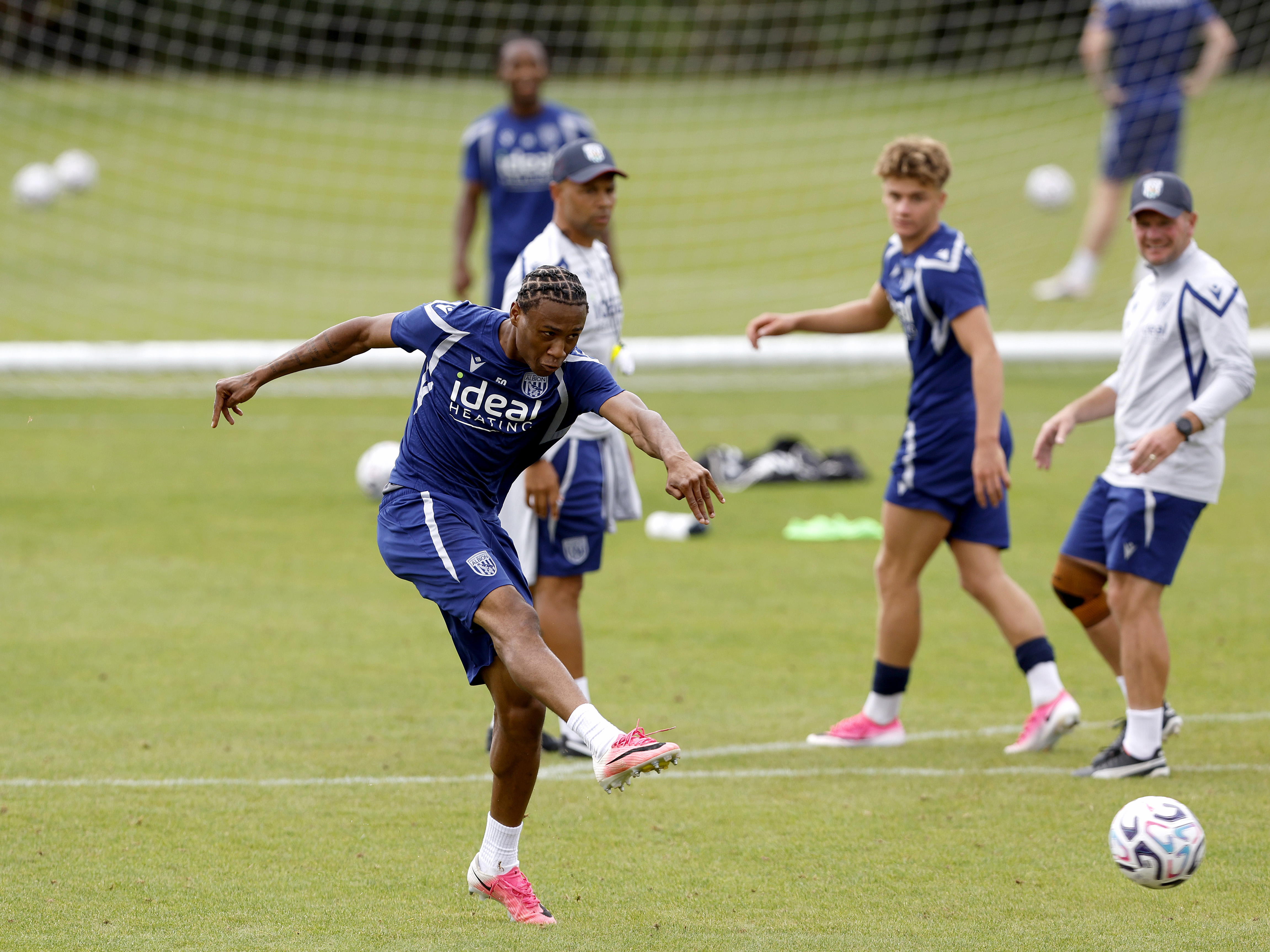 A photo of Albion U21 striker Jaiden Francis-Caesar