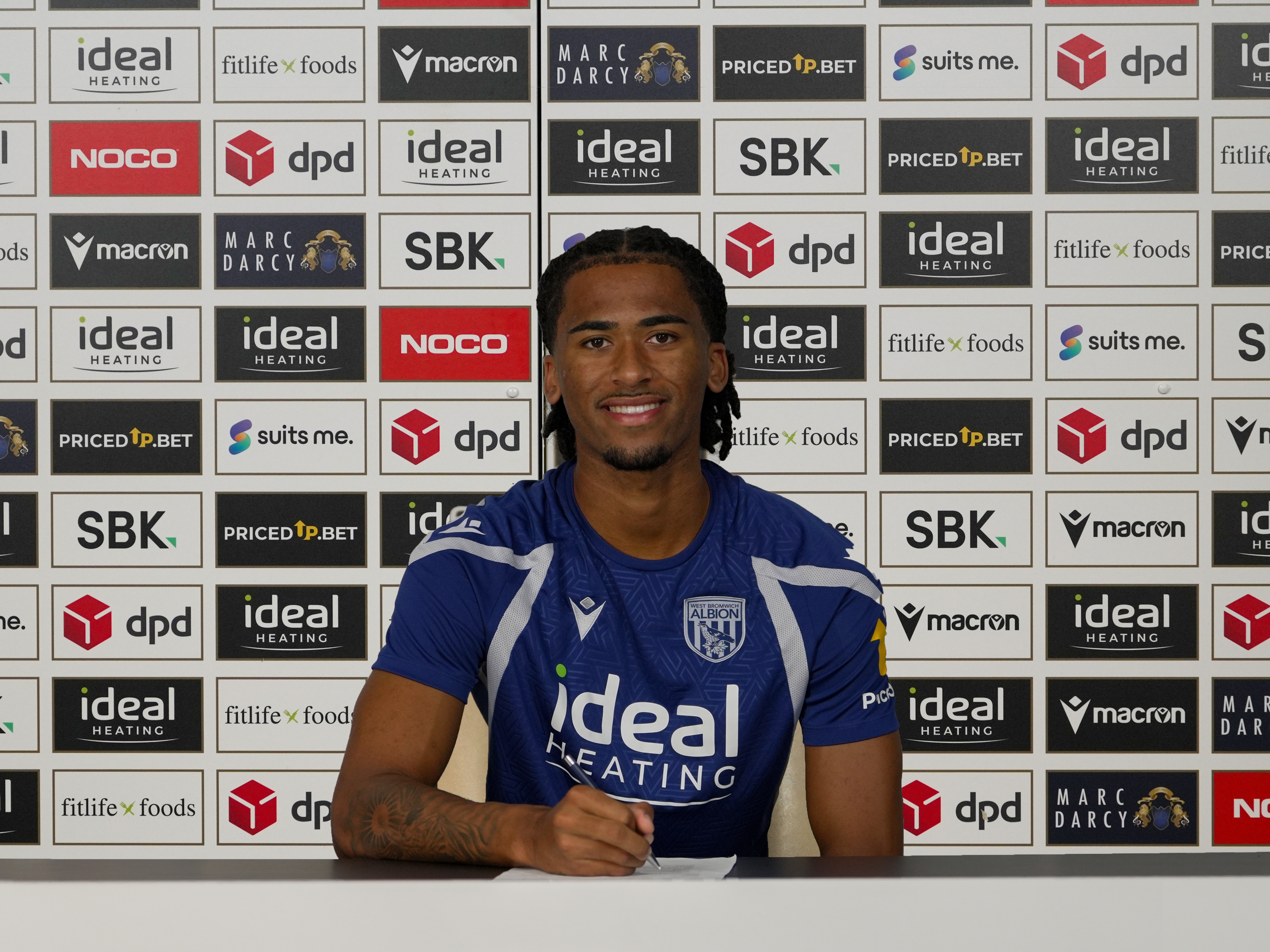 A photo of Albion U21 midfielder Kayden Lucas