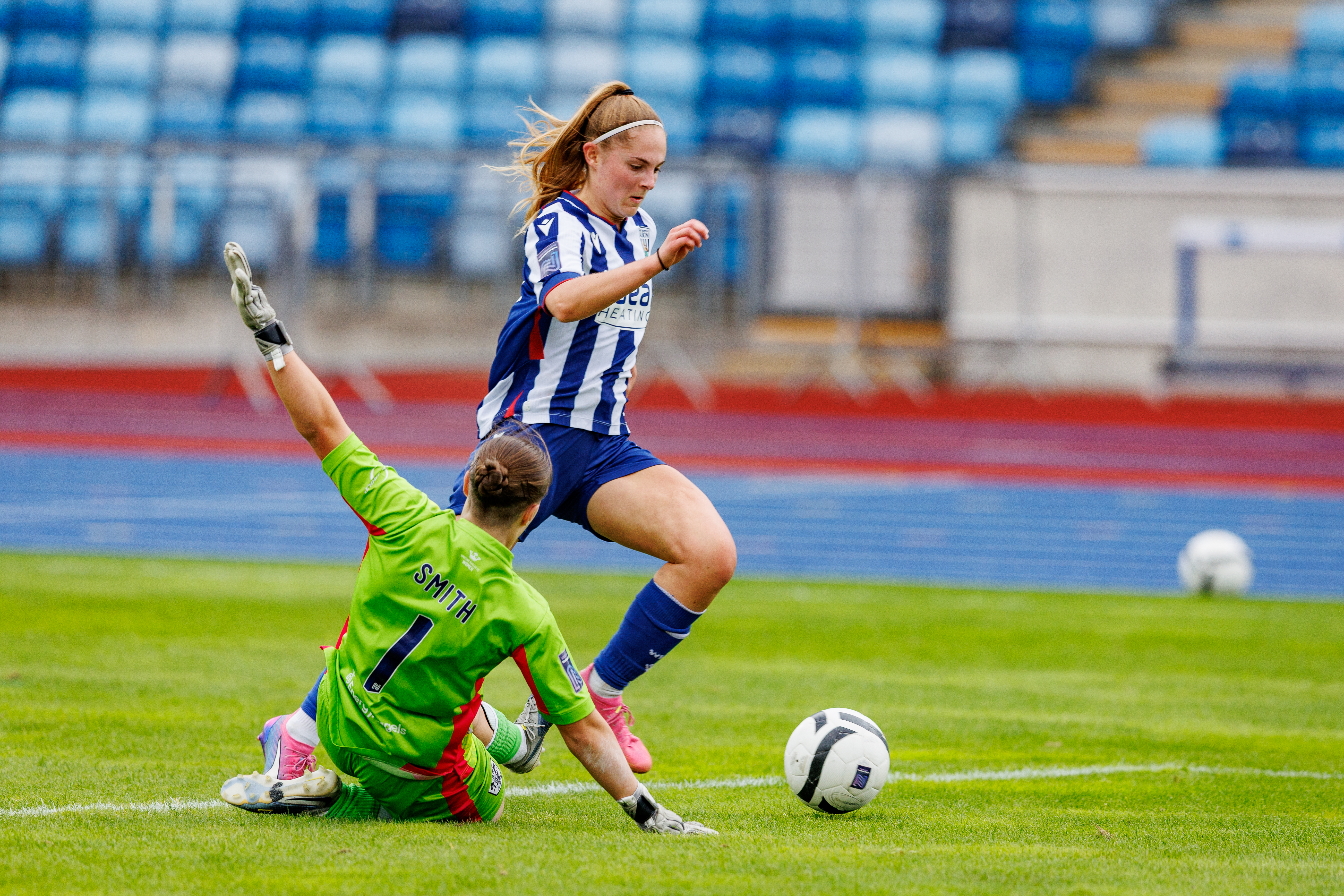 Jess Collyer in action against Sporting Khalsa.