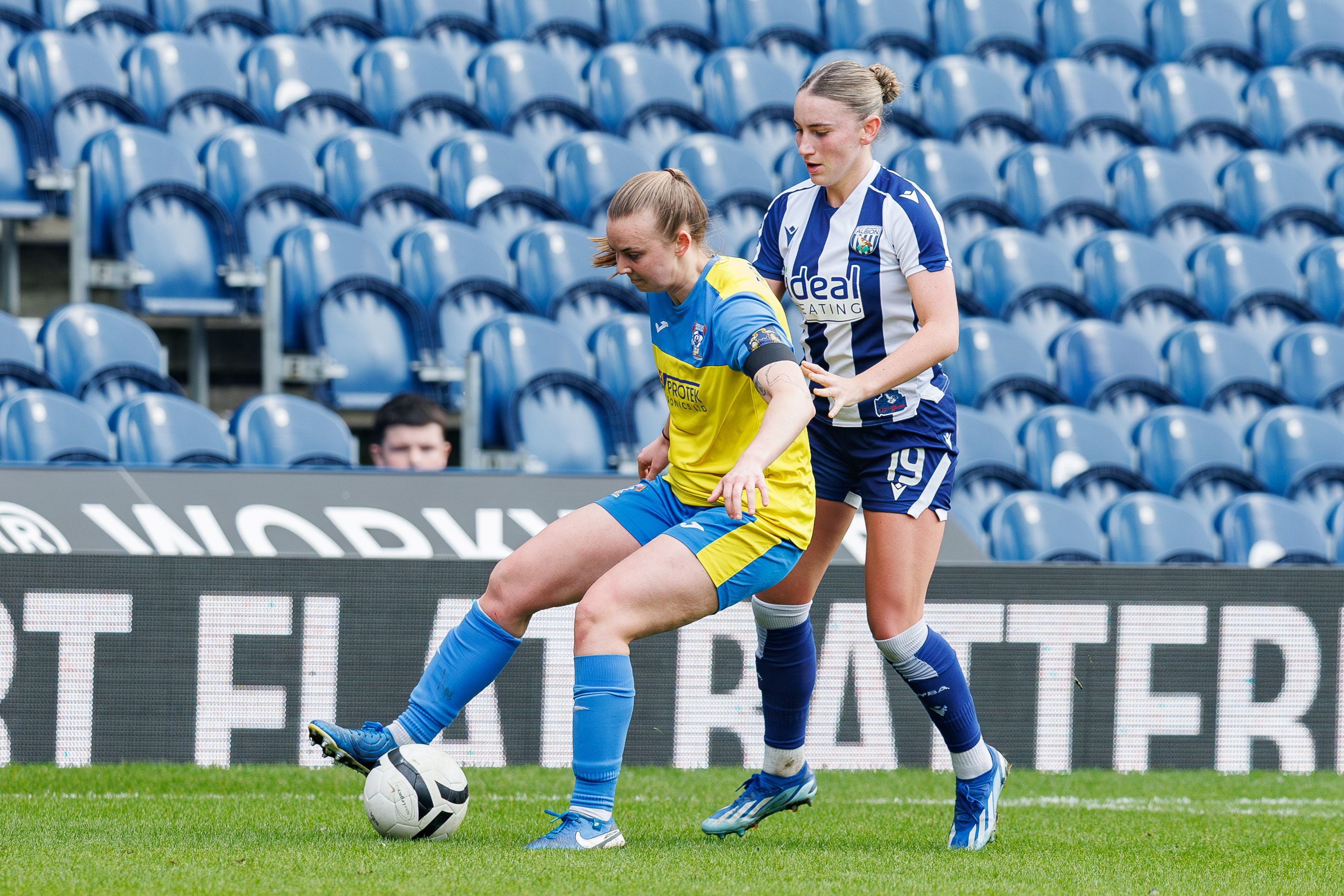 Albion Women in action against Sporting Khalsa.