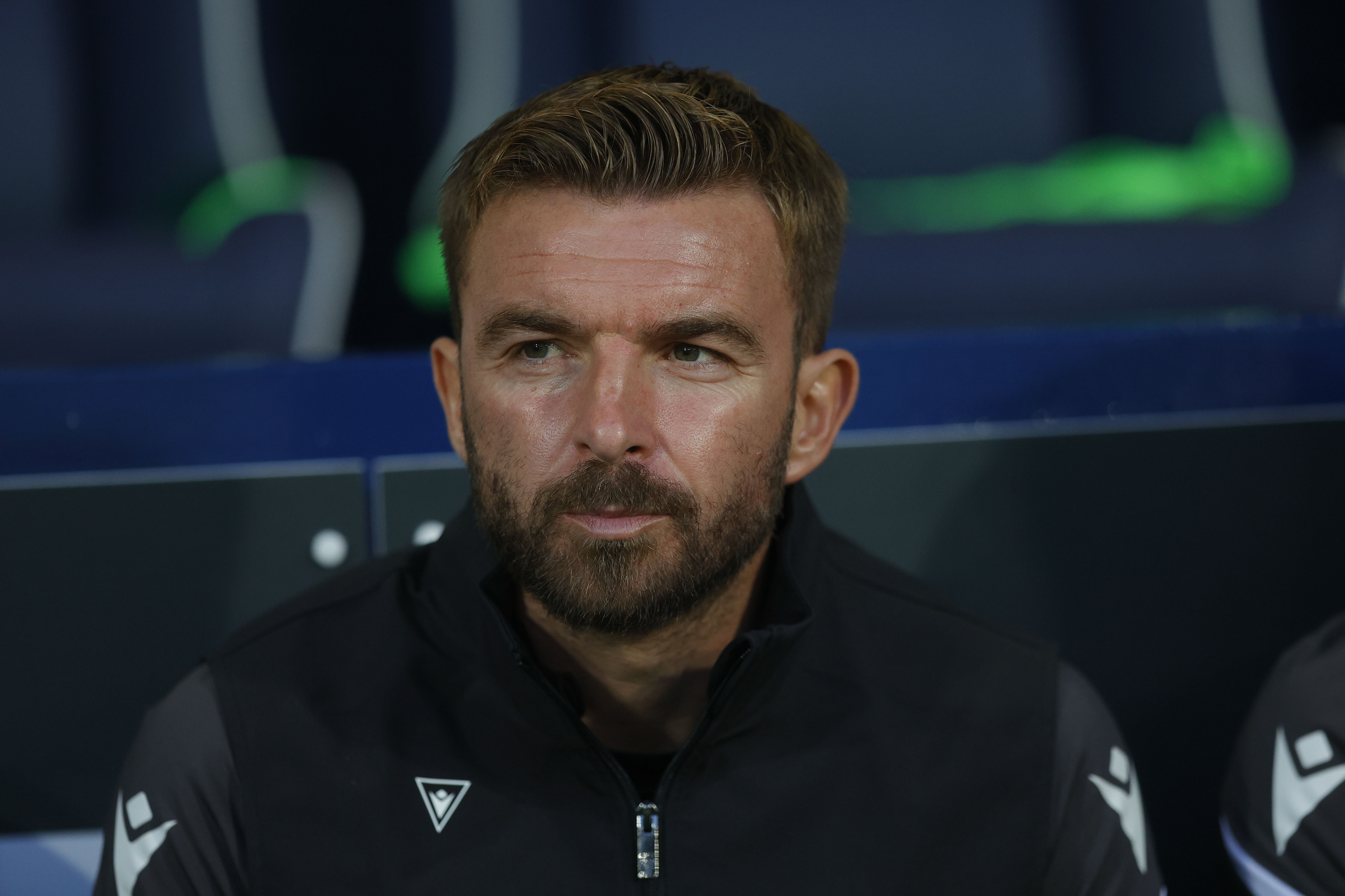 James Morrison sat in the home dugout at The Hawthorns 