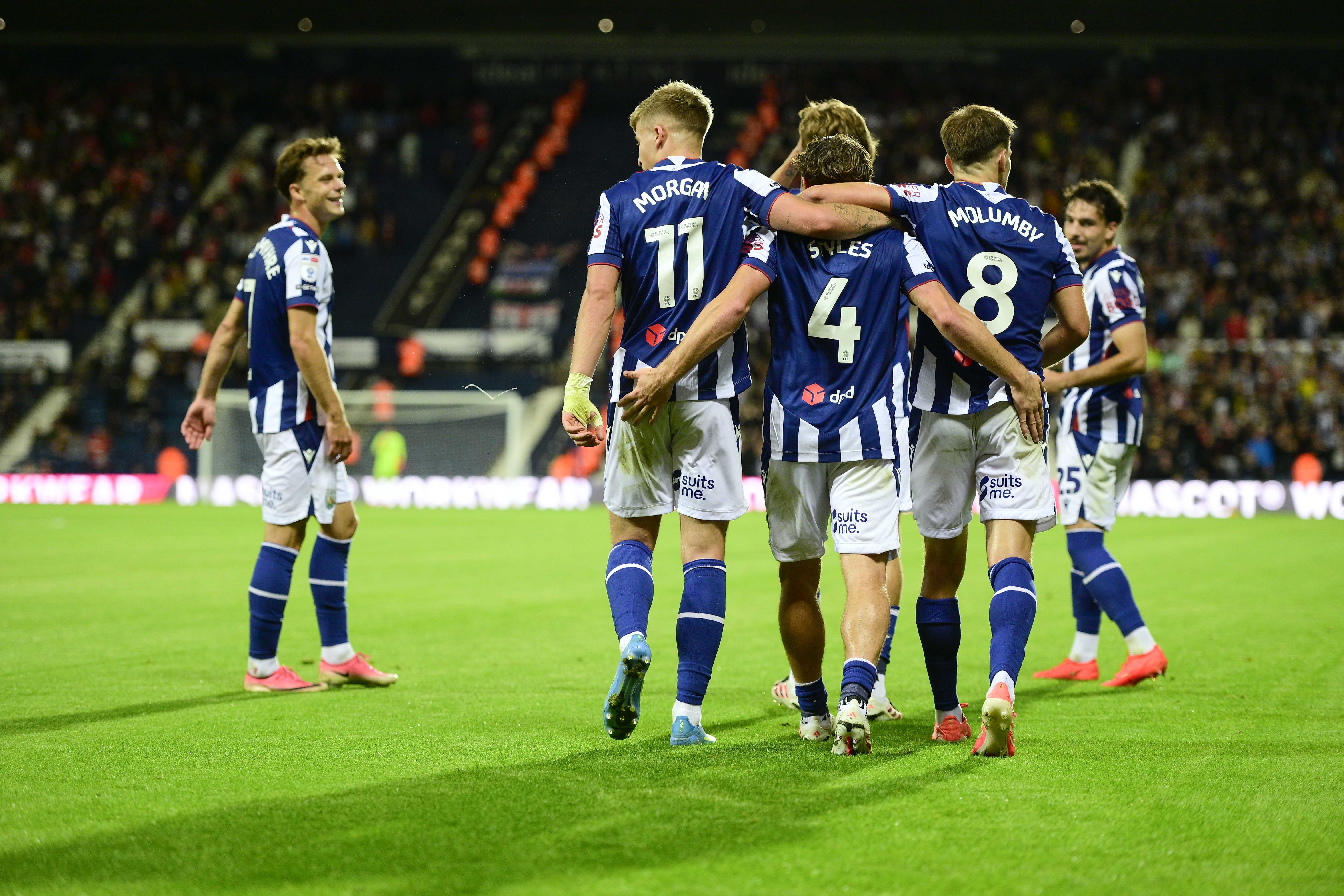Callum Styles celebrates his goal against Charlton