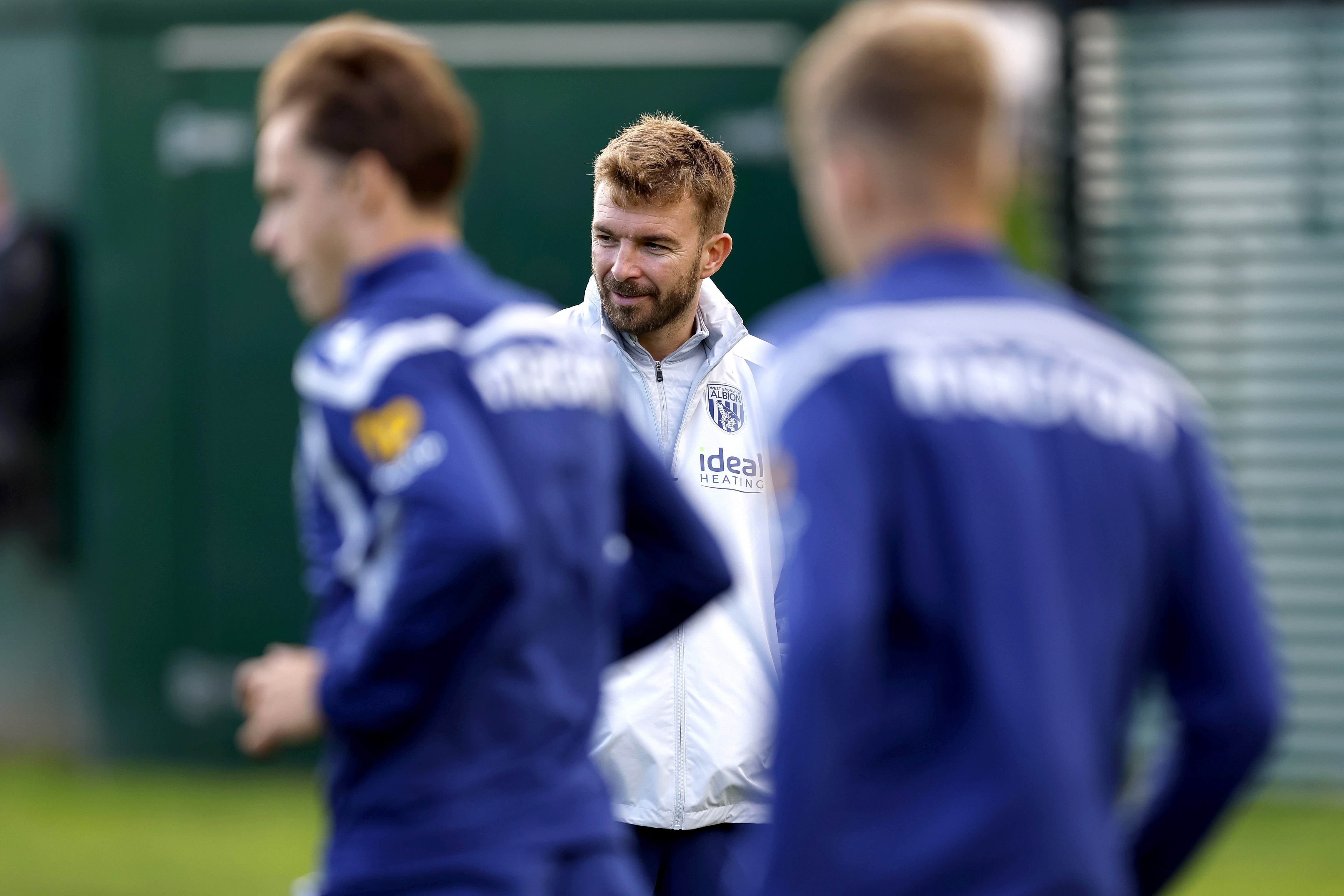 James Morrison smiling during a training session