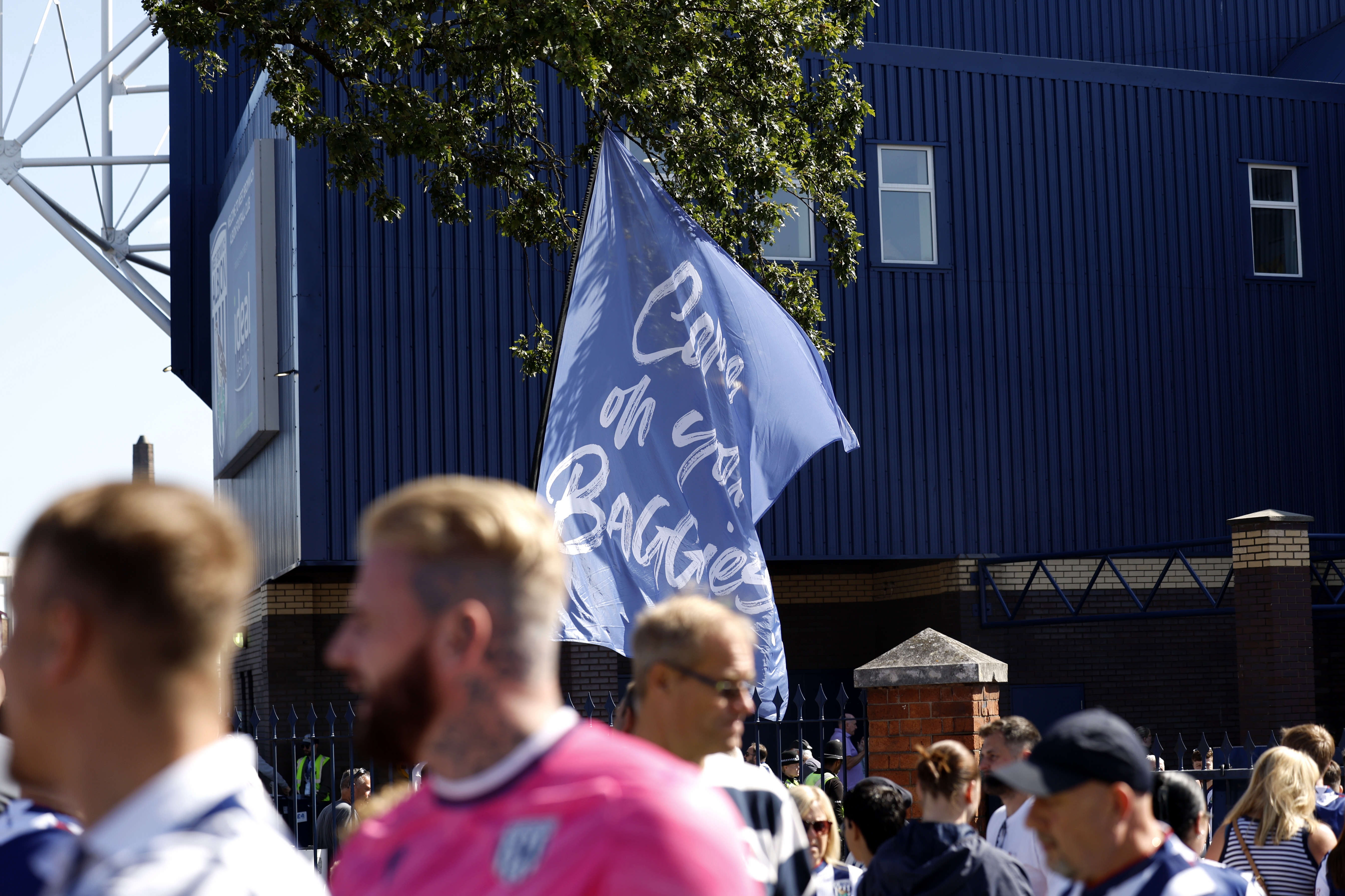 A view from inside the Fan Zone