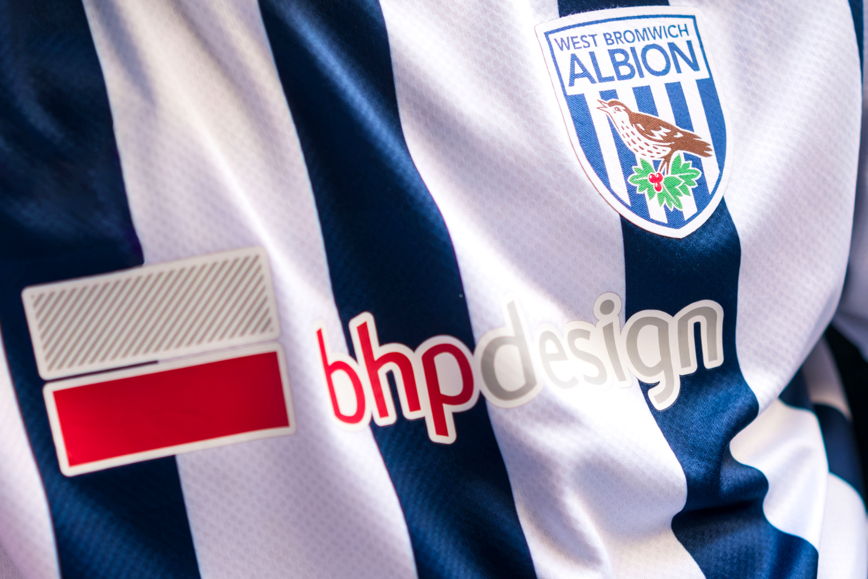 Close-up of BHP Design logo on aWBA kit.