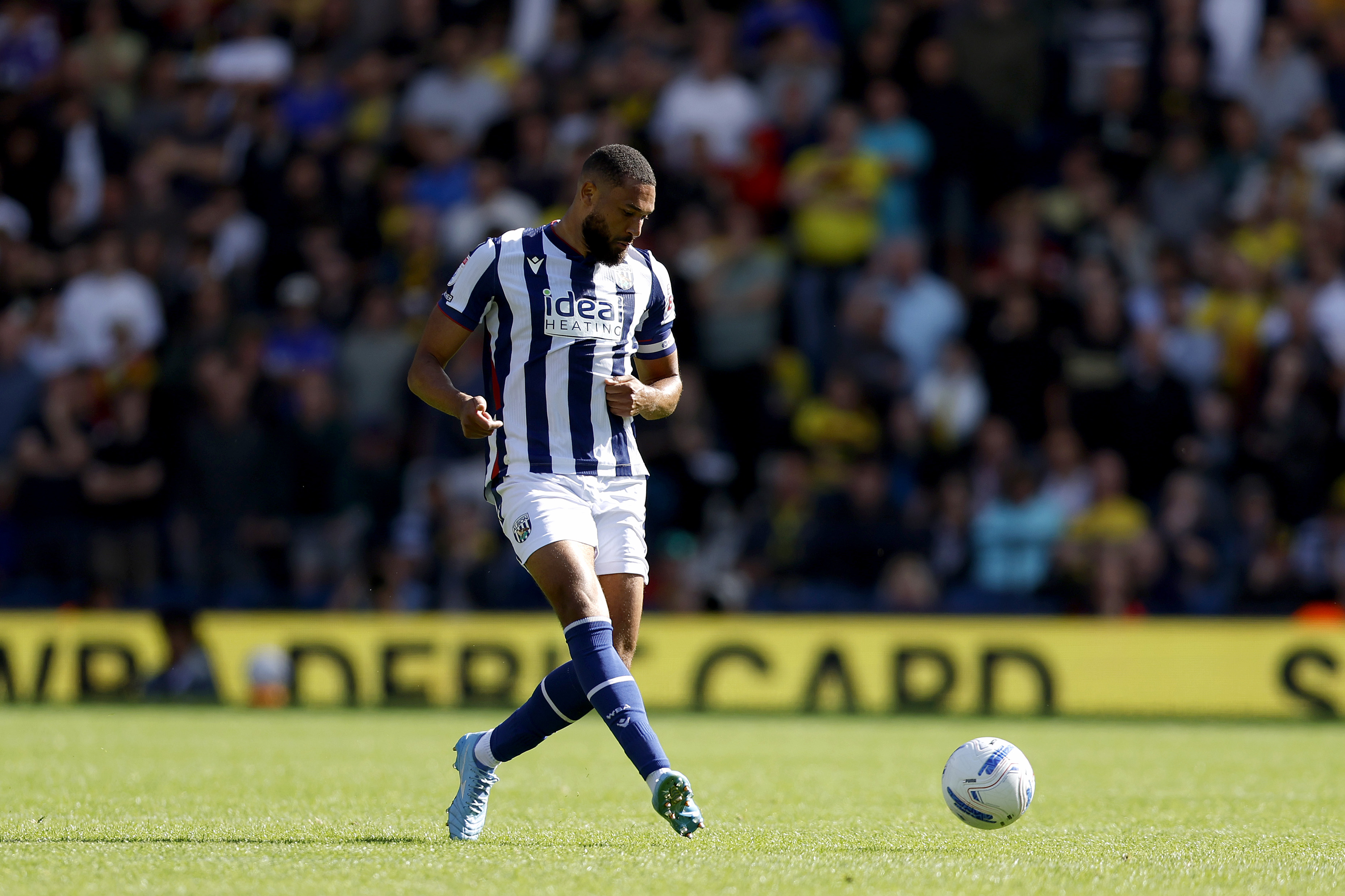 George Campbell on the ball