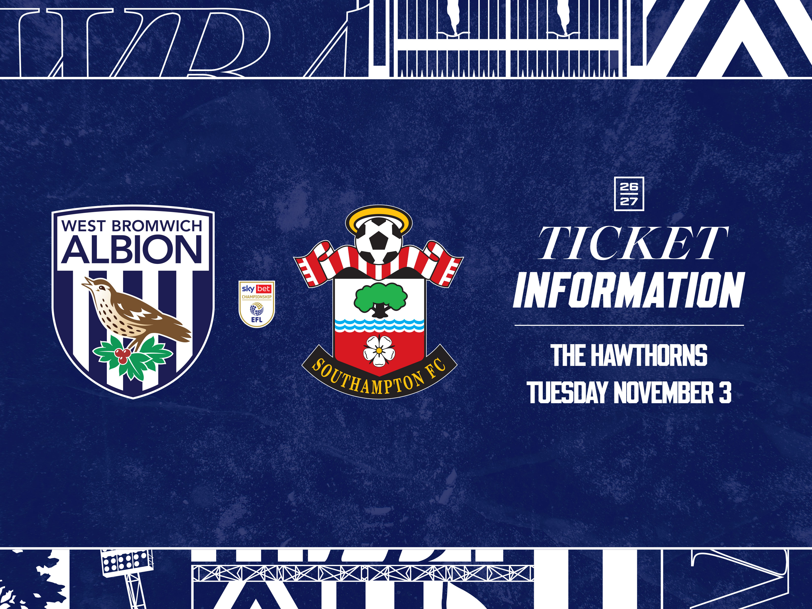 A ticket graphic for Southampton