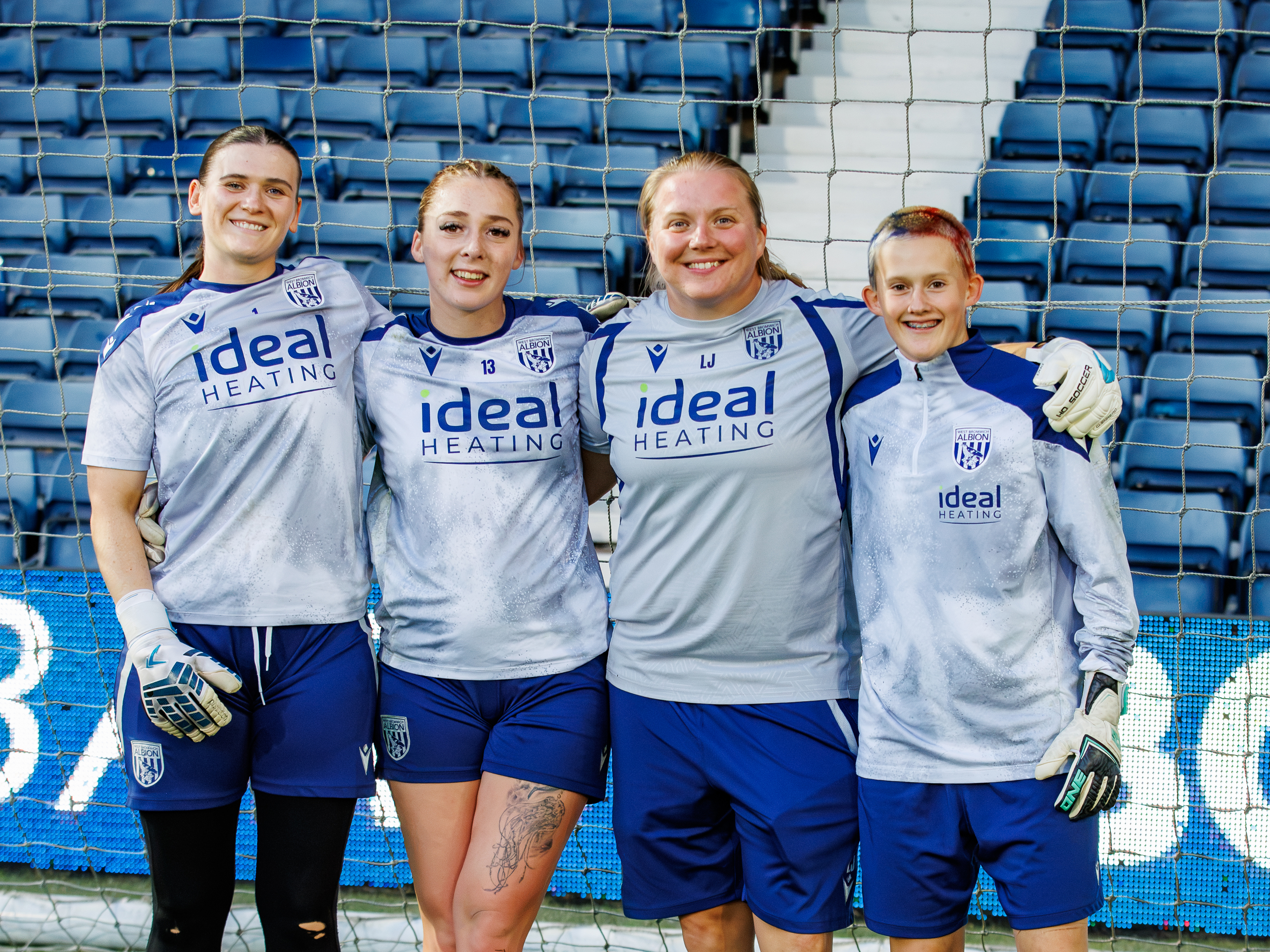 Albion Women's GK Unit.