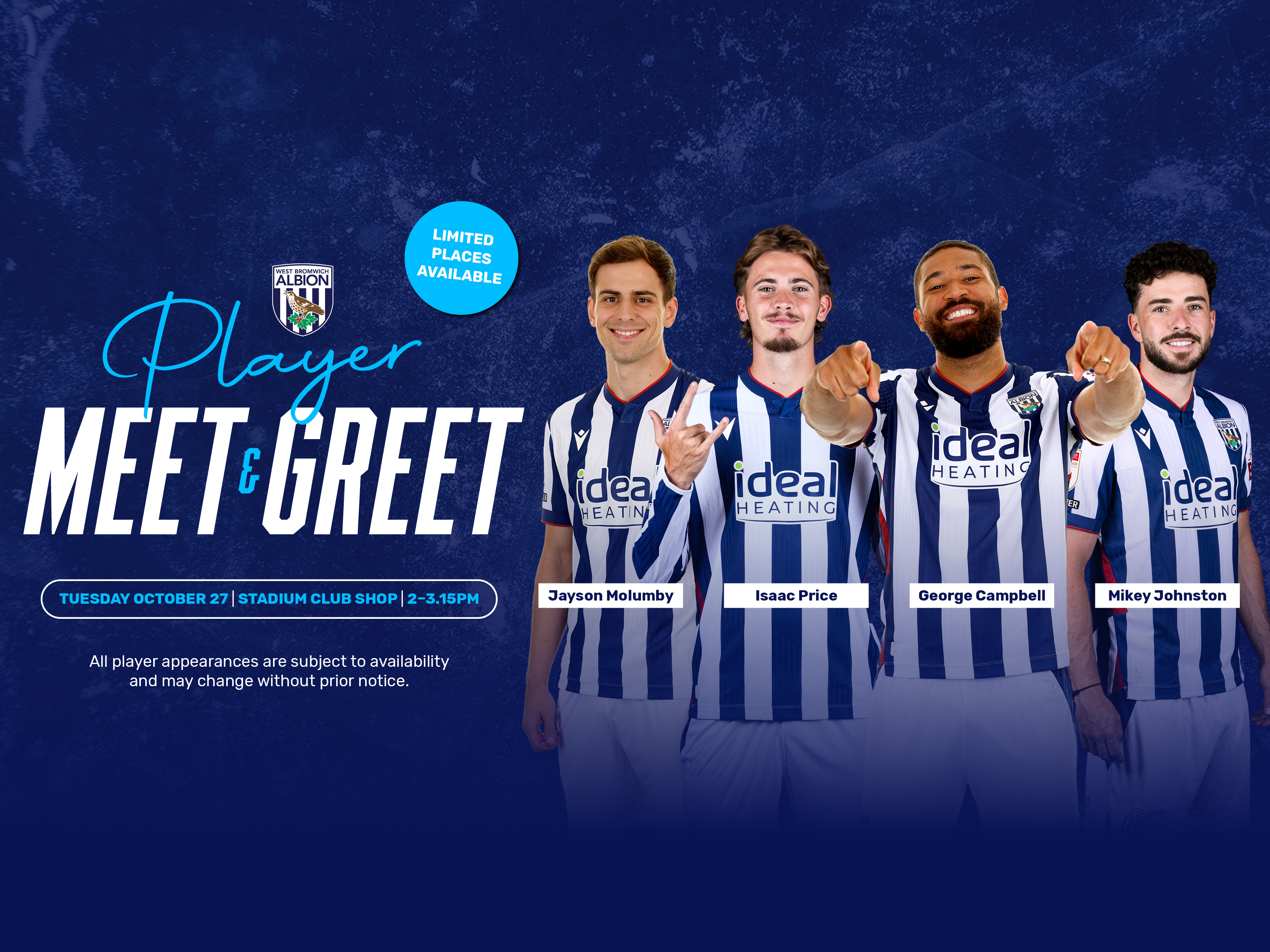 October Half-term Meet and Greet 