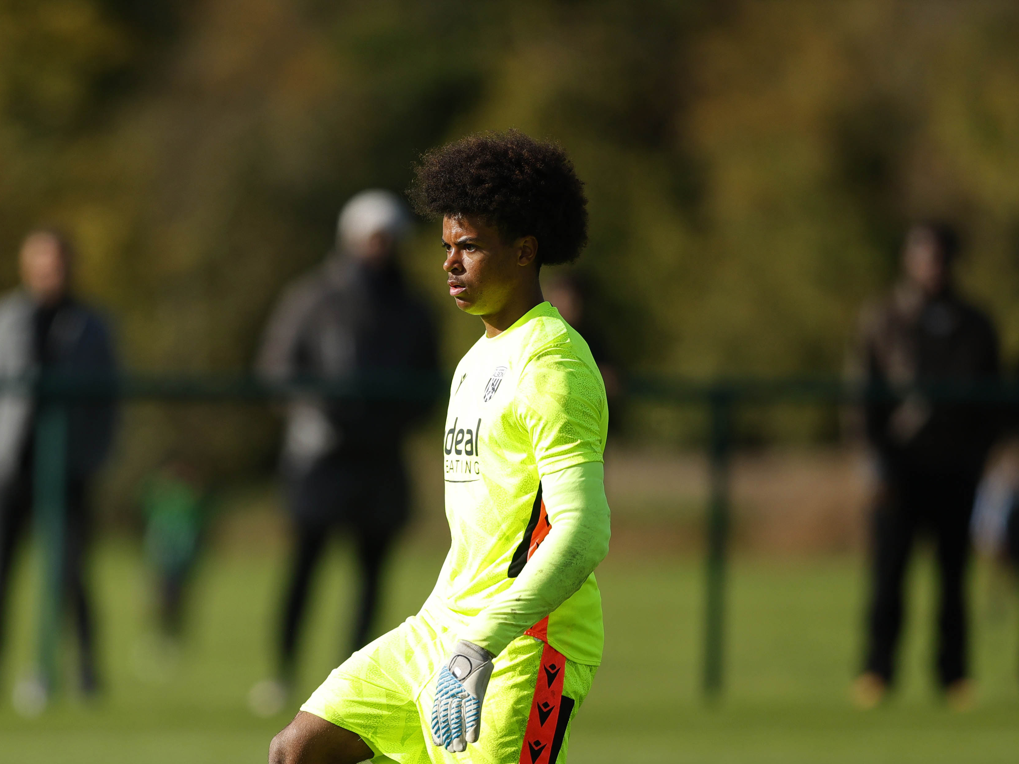 Maxwell Moses in action for WBA's U18 side