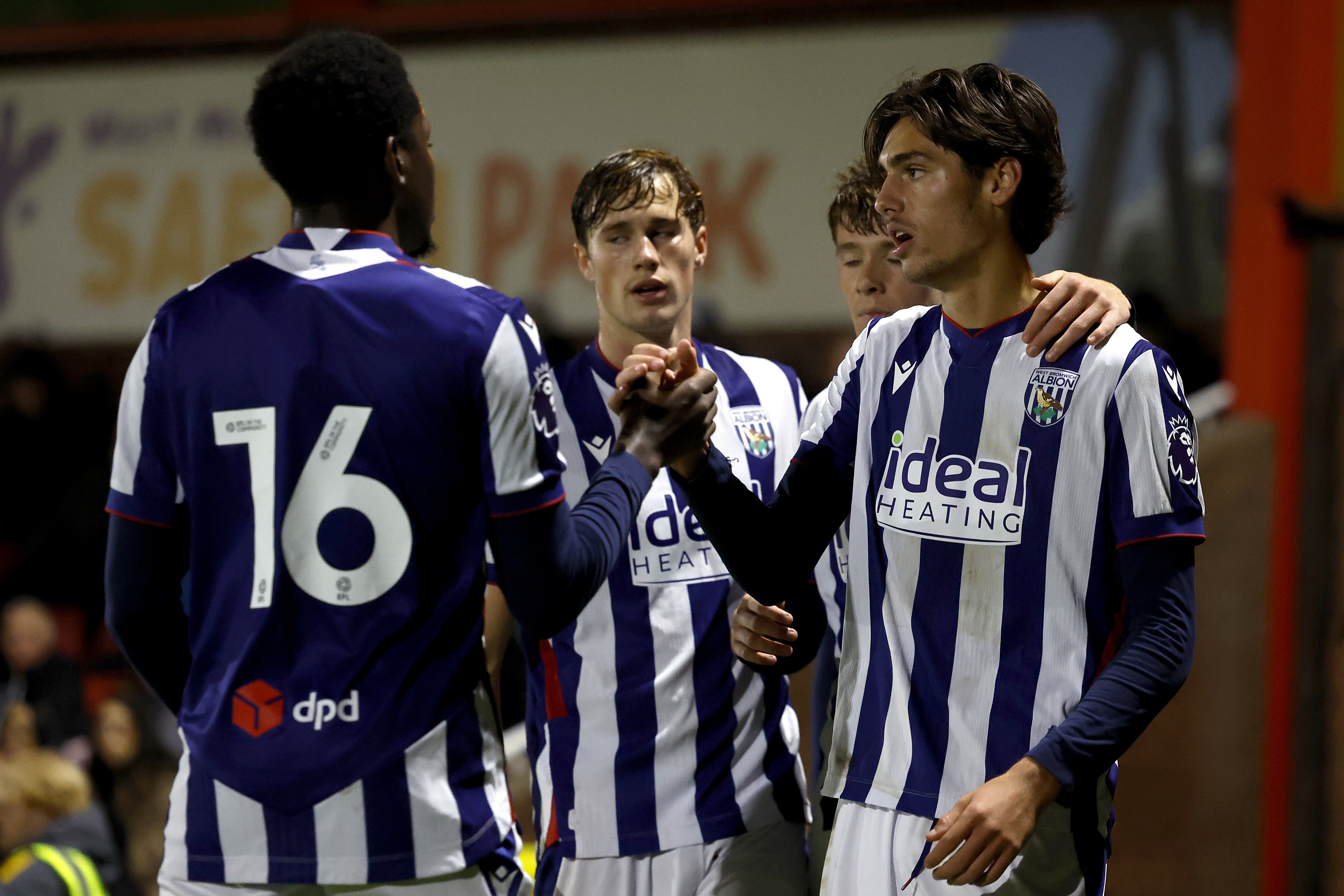 Rio Parmar in action for Albion U21s.