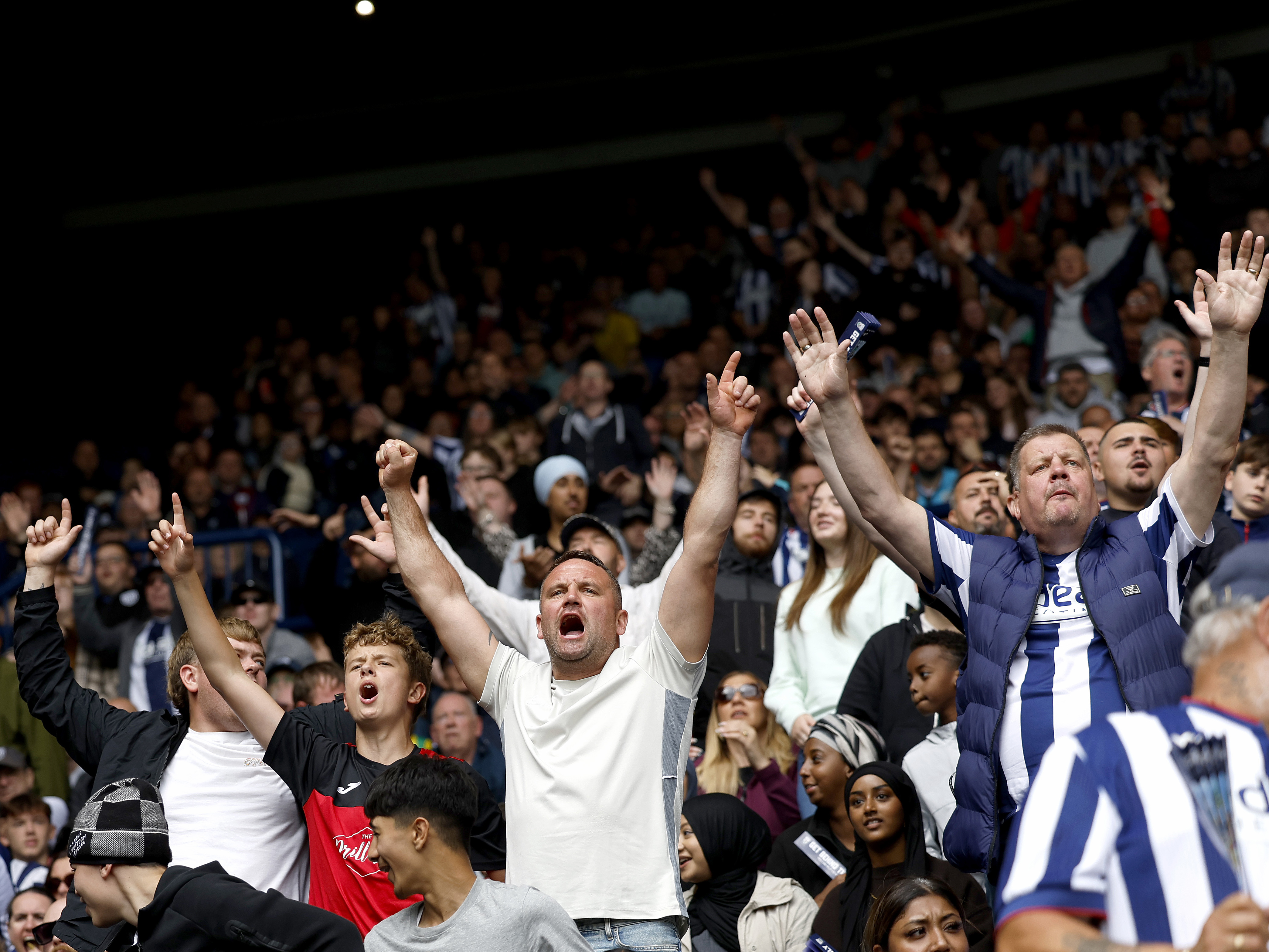 An image of Albion fans