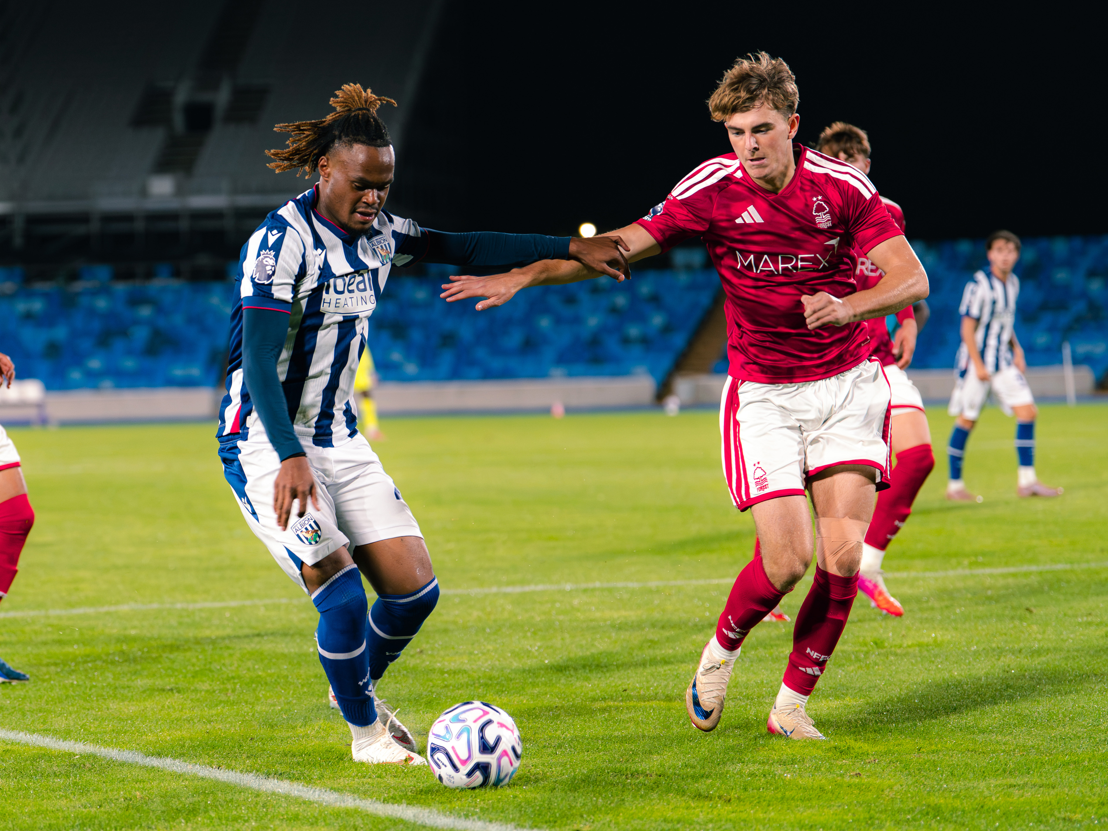 A photo of Albion U21 winger Nathan Dlamini
