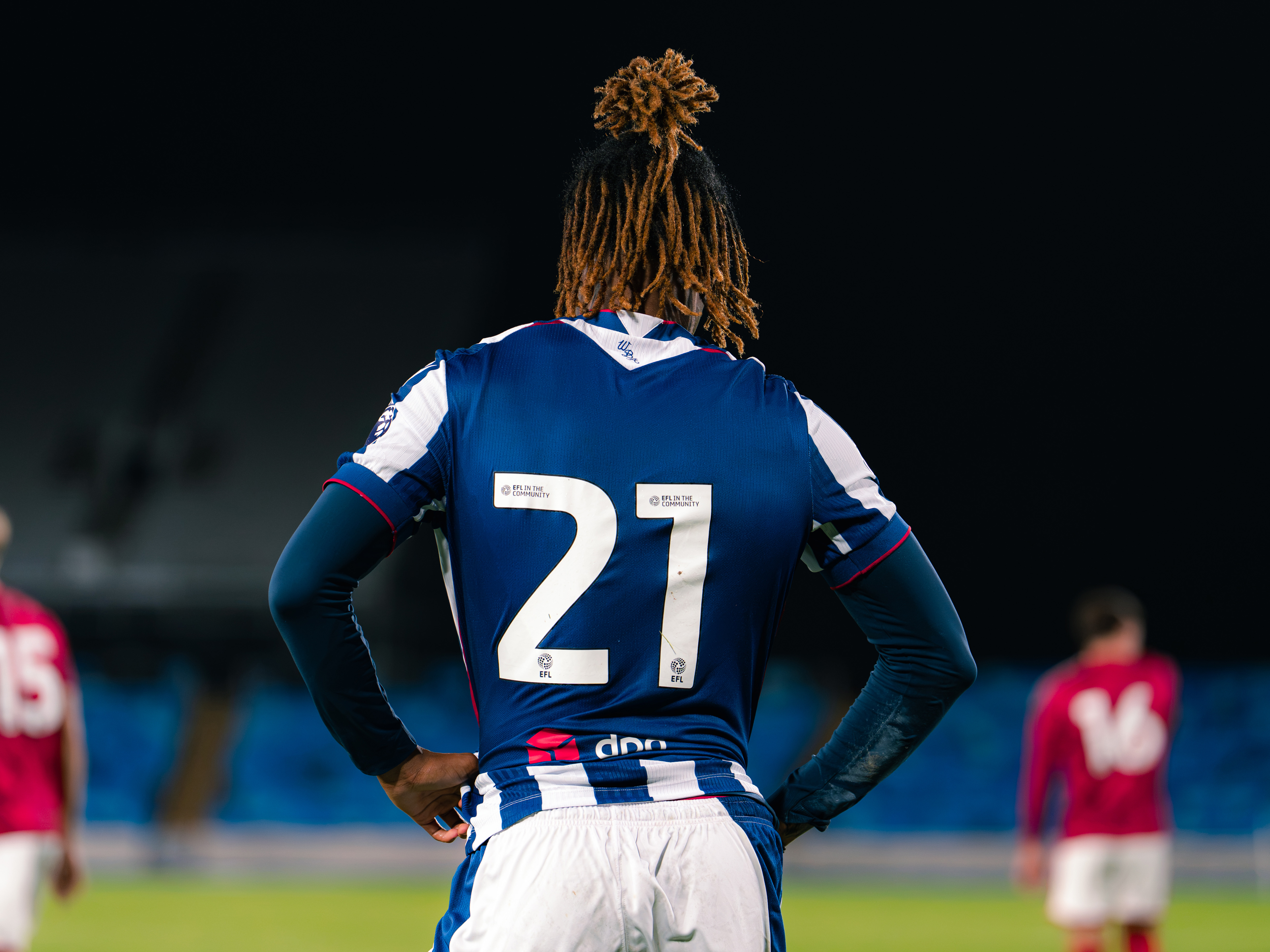 A photo of Albion U21 winger Nathan Dlamini