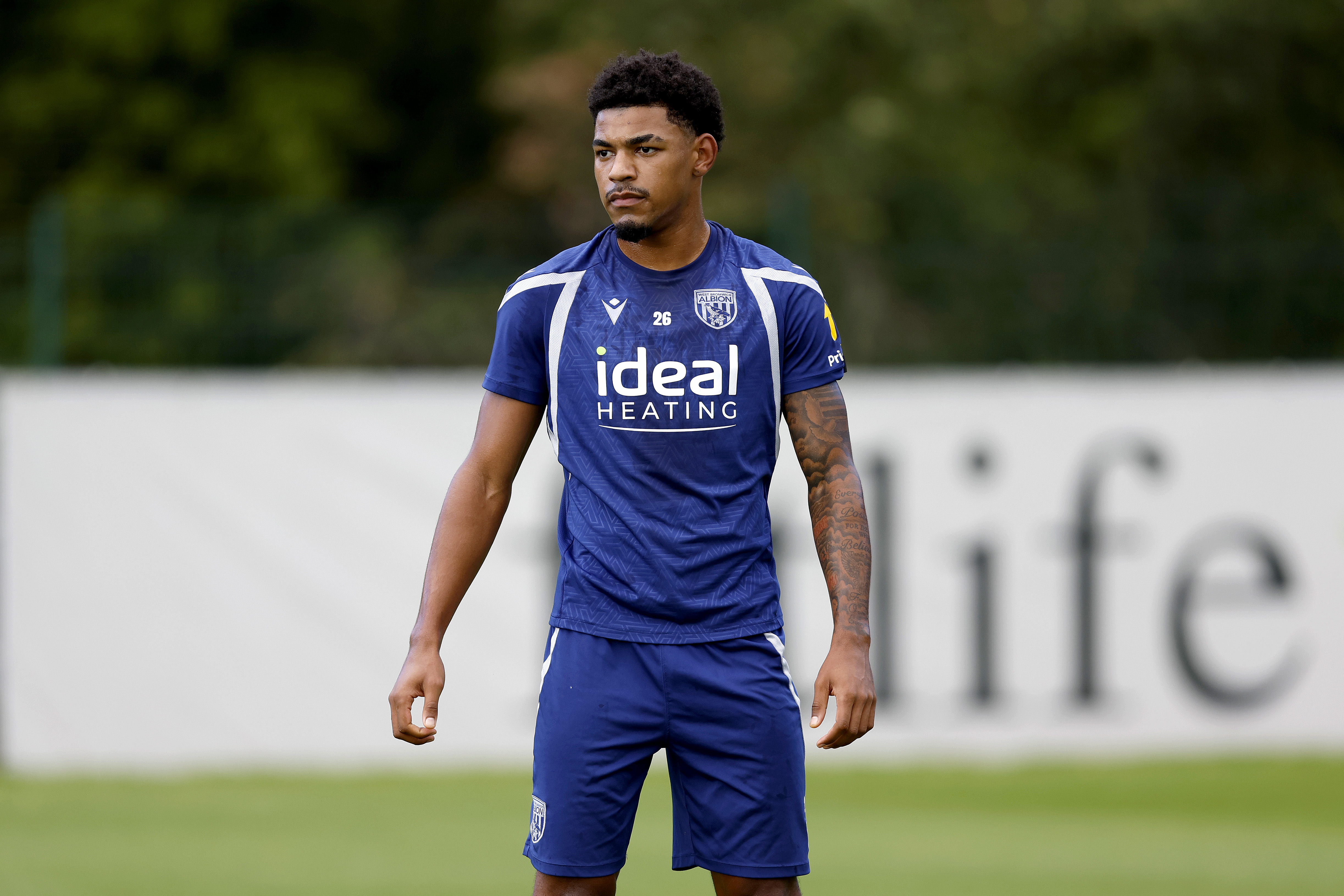 Kareem Tunde in training