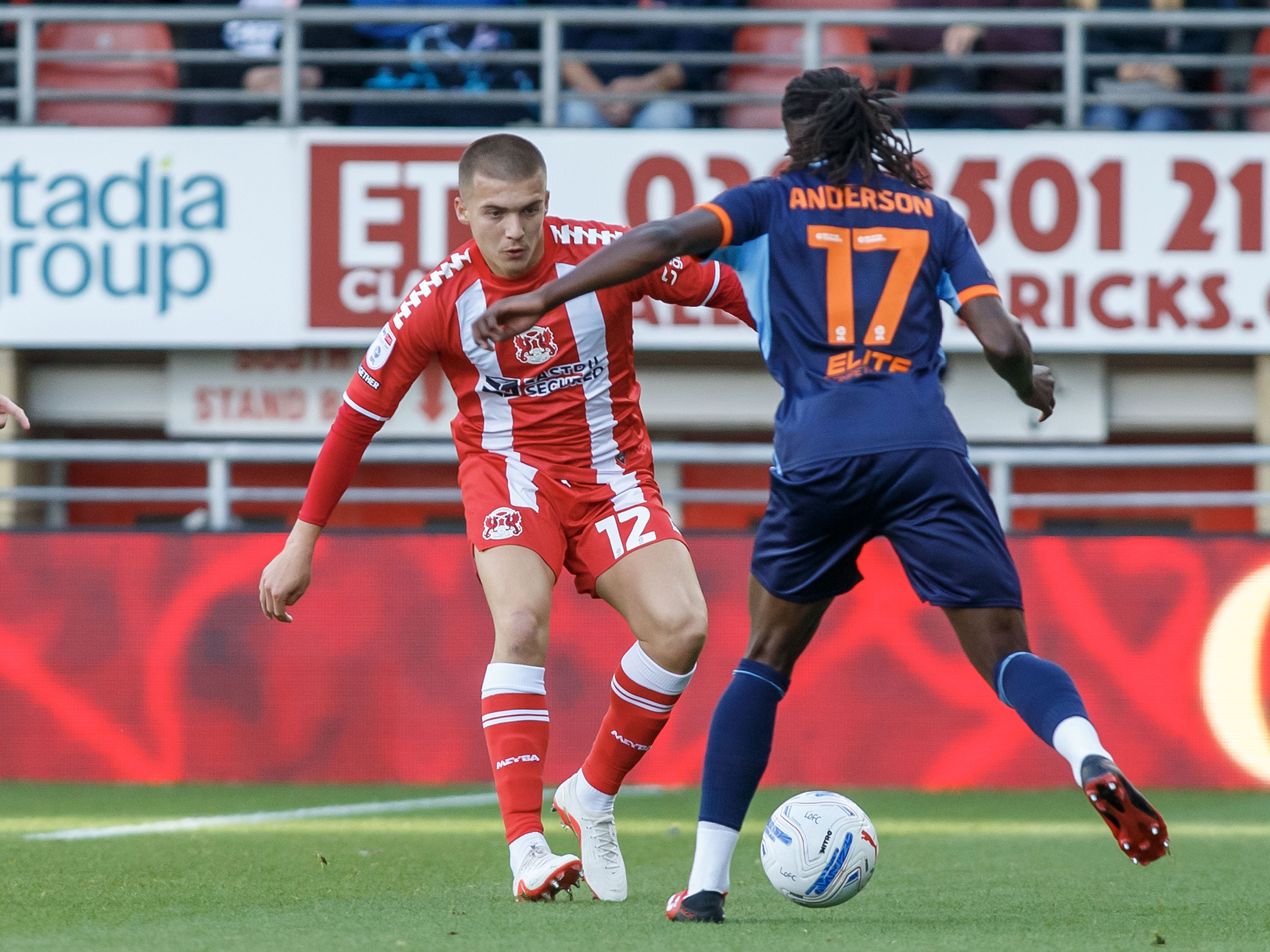 A photo of Albion defender Alfie Gilchrist in action for loan club Leyton Orient