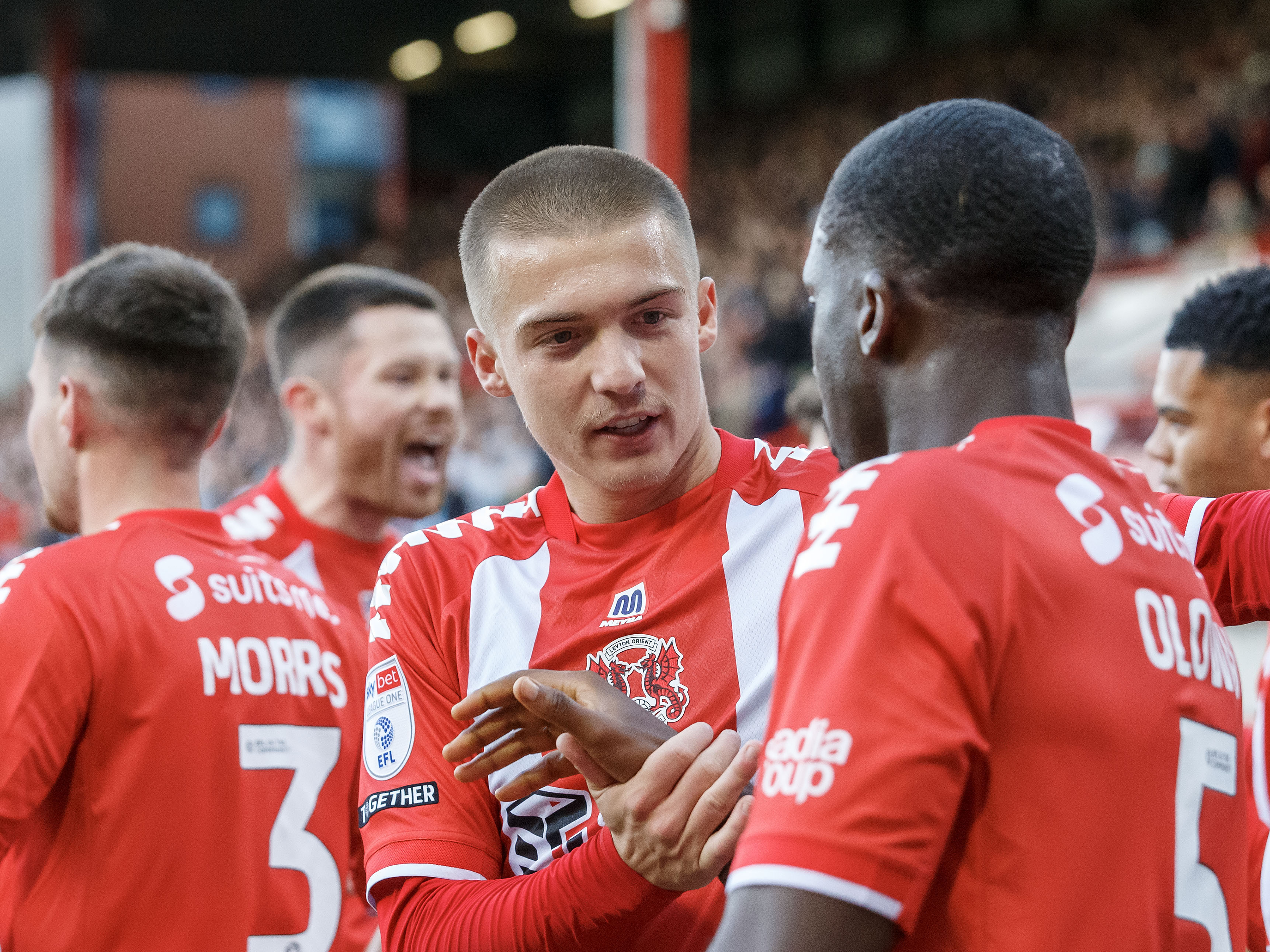 A photo of Albion defender Alfie Gilchrist in action for loan club Leyton Orient