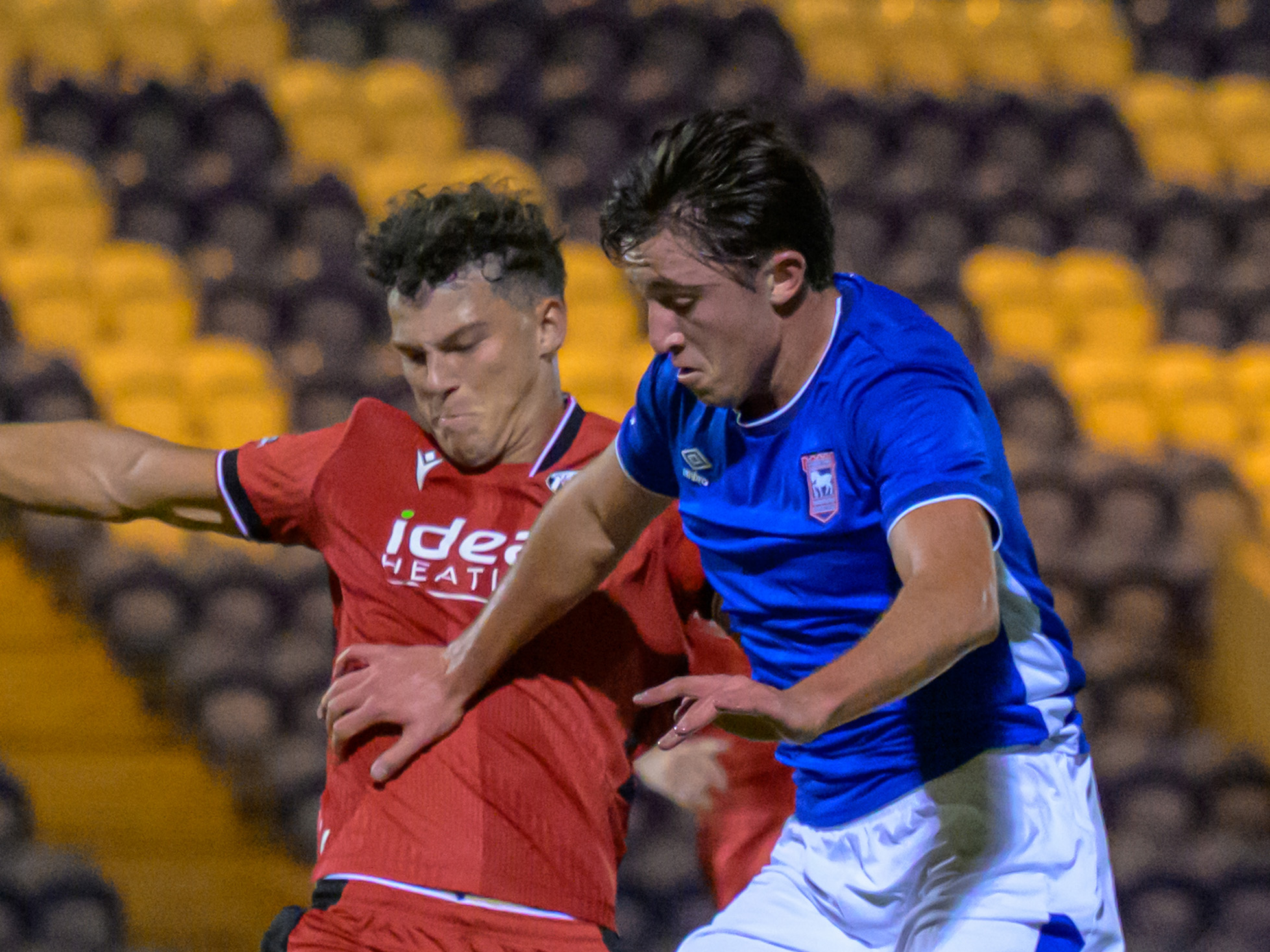 Noah DuPont in action for Albion's PL2 team against Ipswich 