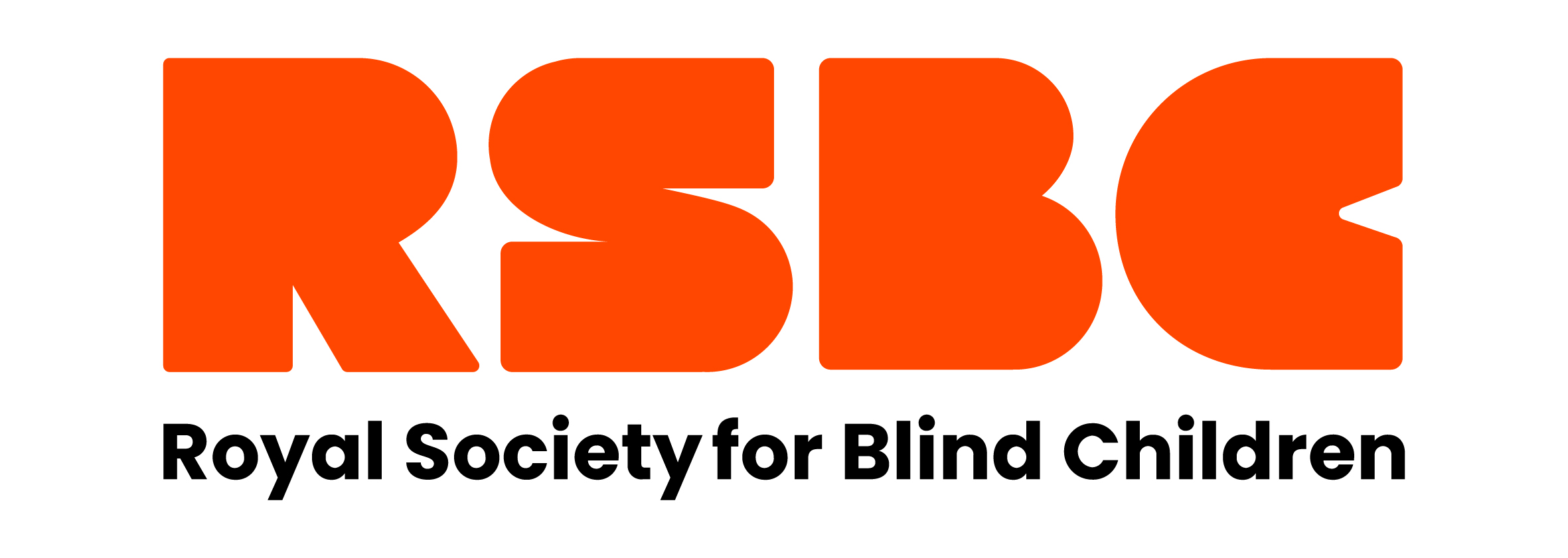 Royal Society for Blind Children logo and streamline