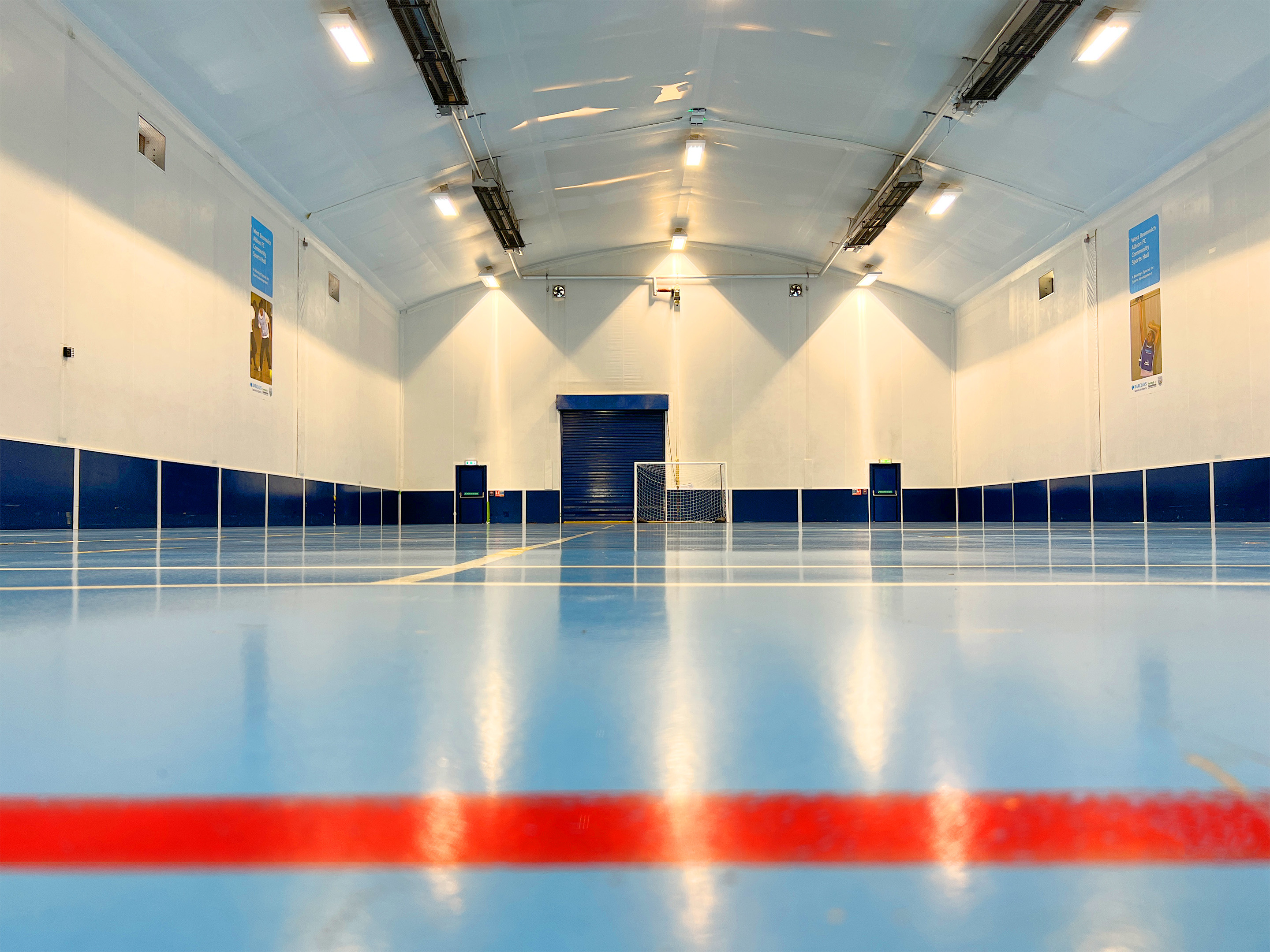 Sports Hall from baseline