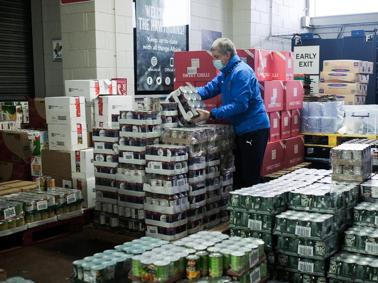 100,000 food parcels delivered by The Albion Foundation | West Bromwich ...