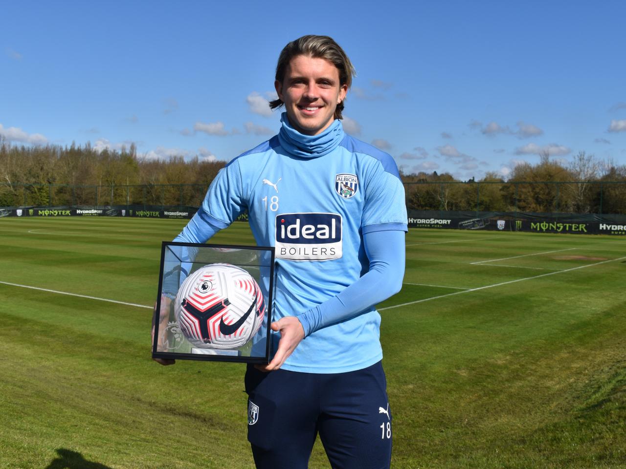 Albion players presented with Premier League debut balls ...