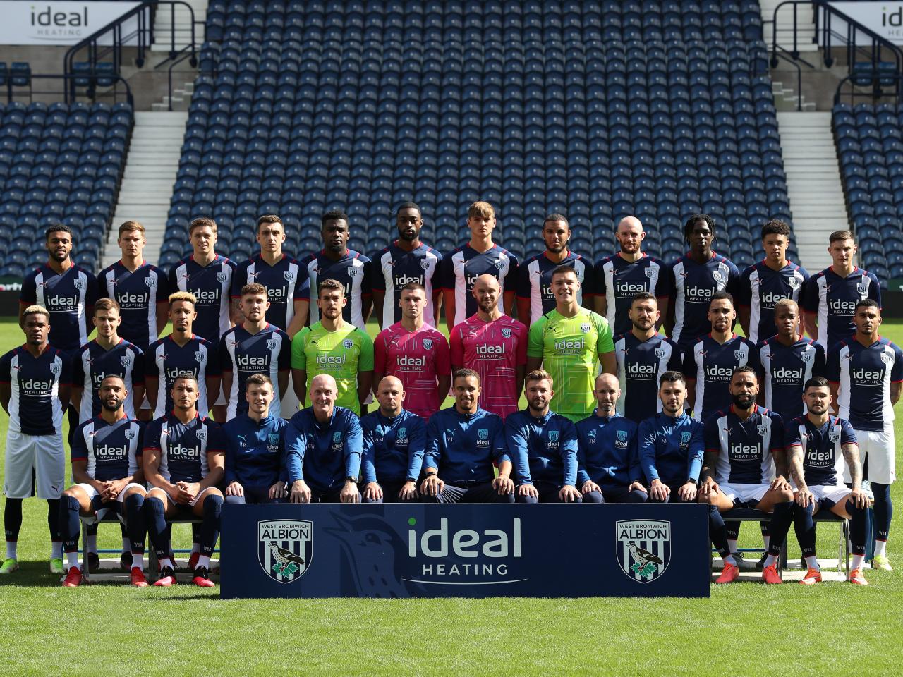 The official West Bromwich Albion 2021/22 squad photo West Bromwich