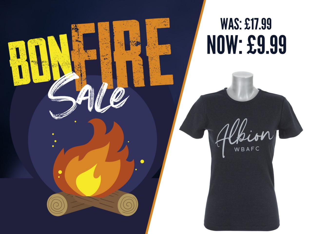 WBA Ember Print T Shirt- Navy