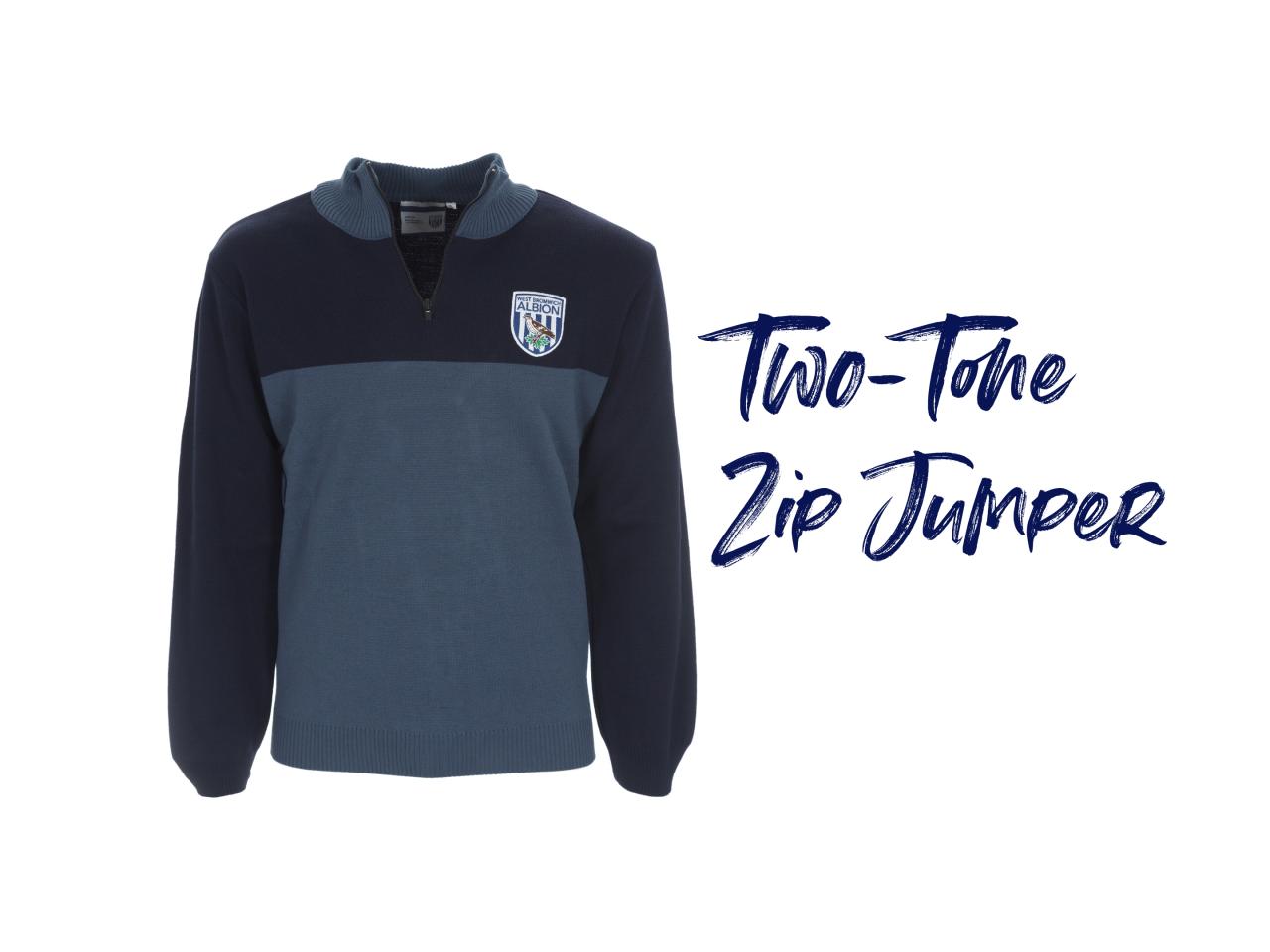 Two Tone Zip Jumper